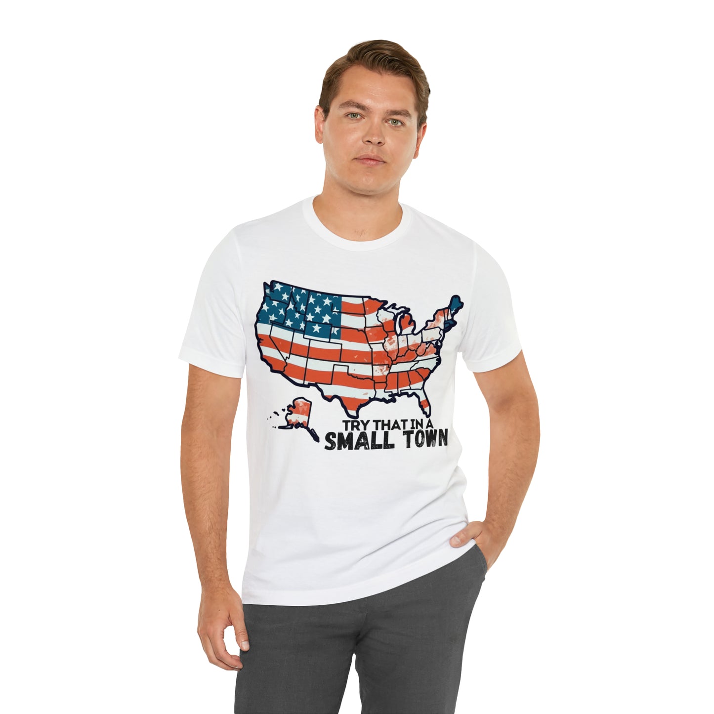 Try That in a Small Town - America Front Graphic - Aldean - Unisex Classic T-Shirt