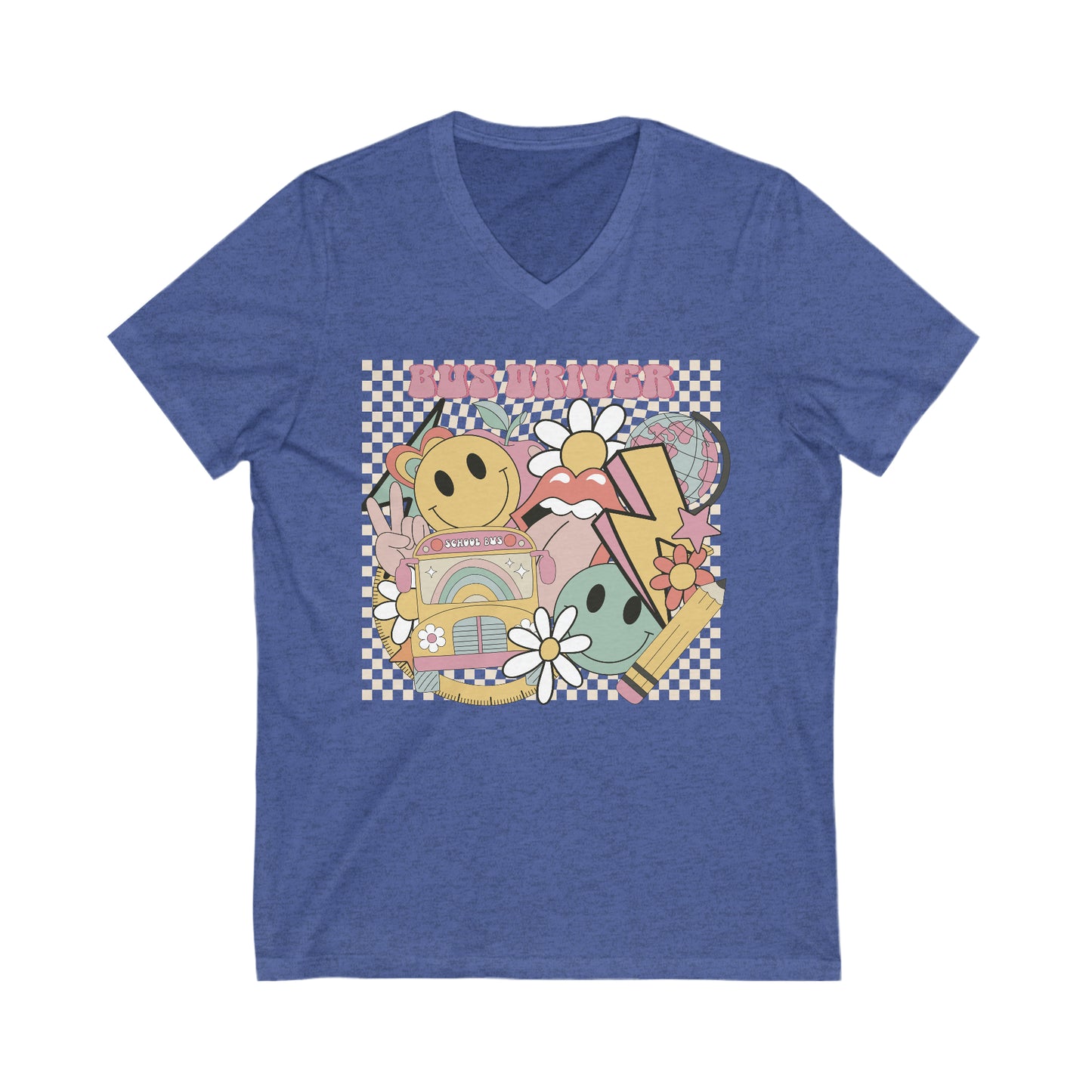 Bus Driver Unisex V-Neck Tee