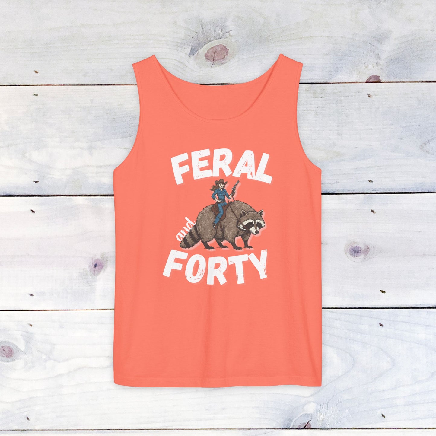 Feral & Forty Wild West Comfort Colors Tank Top