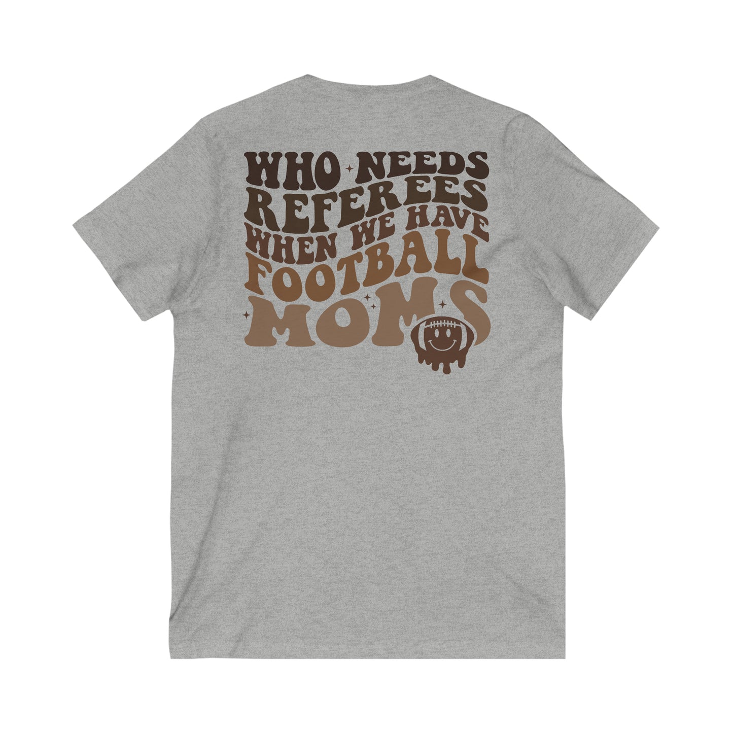 Football Mom V-Neck Tee