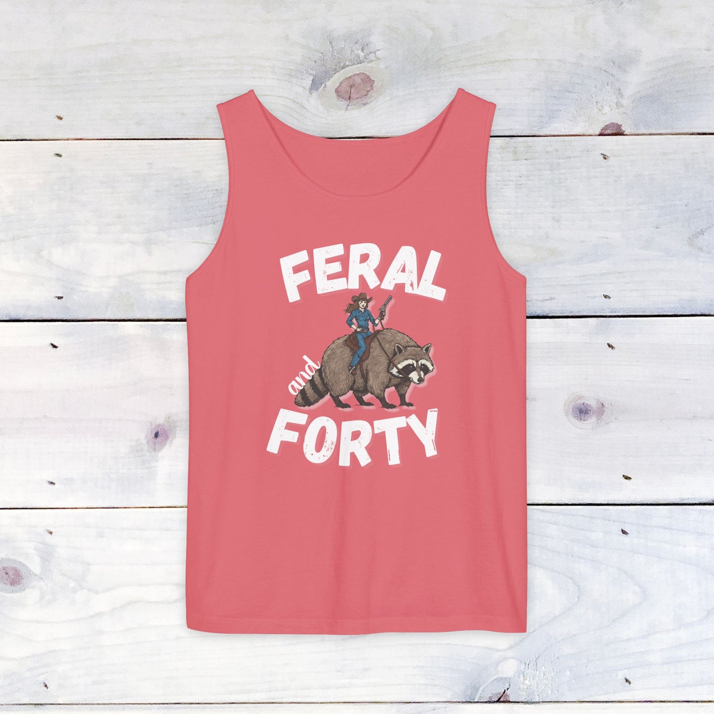 Feral & Forty Wild West Comfort Colors Tank Top