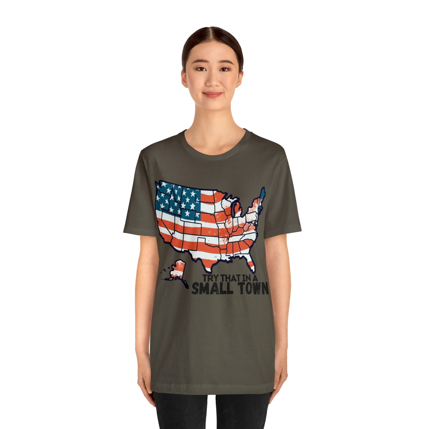 Try That in a Small Town - America Front Graphic - Aldean - Unisex Classic T-Shirt