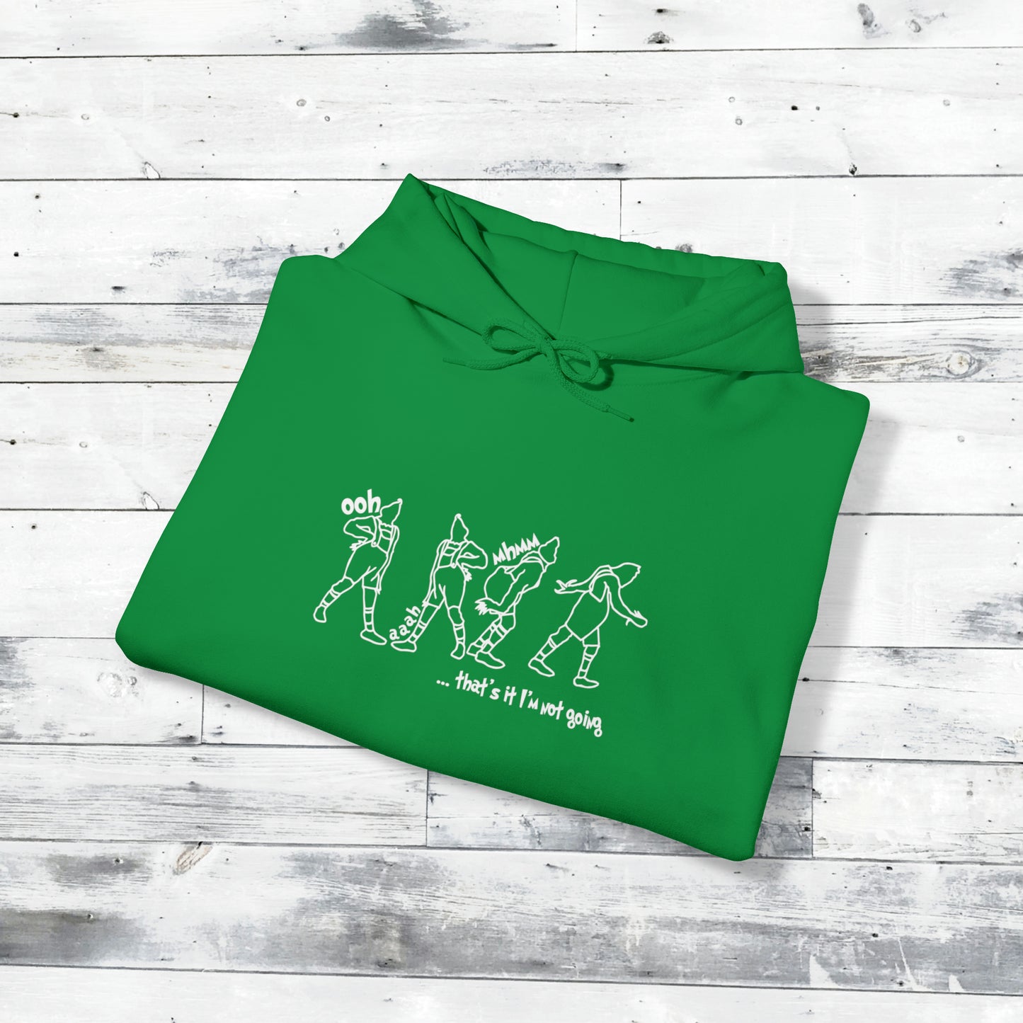 GRINCH HOODIE - LOATHE ENTIRELY QUOTE LEFT CUFF