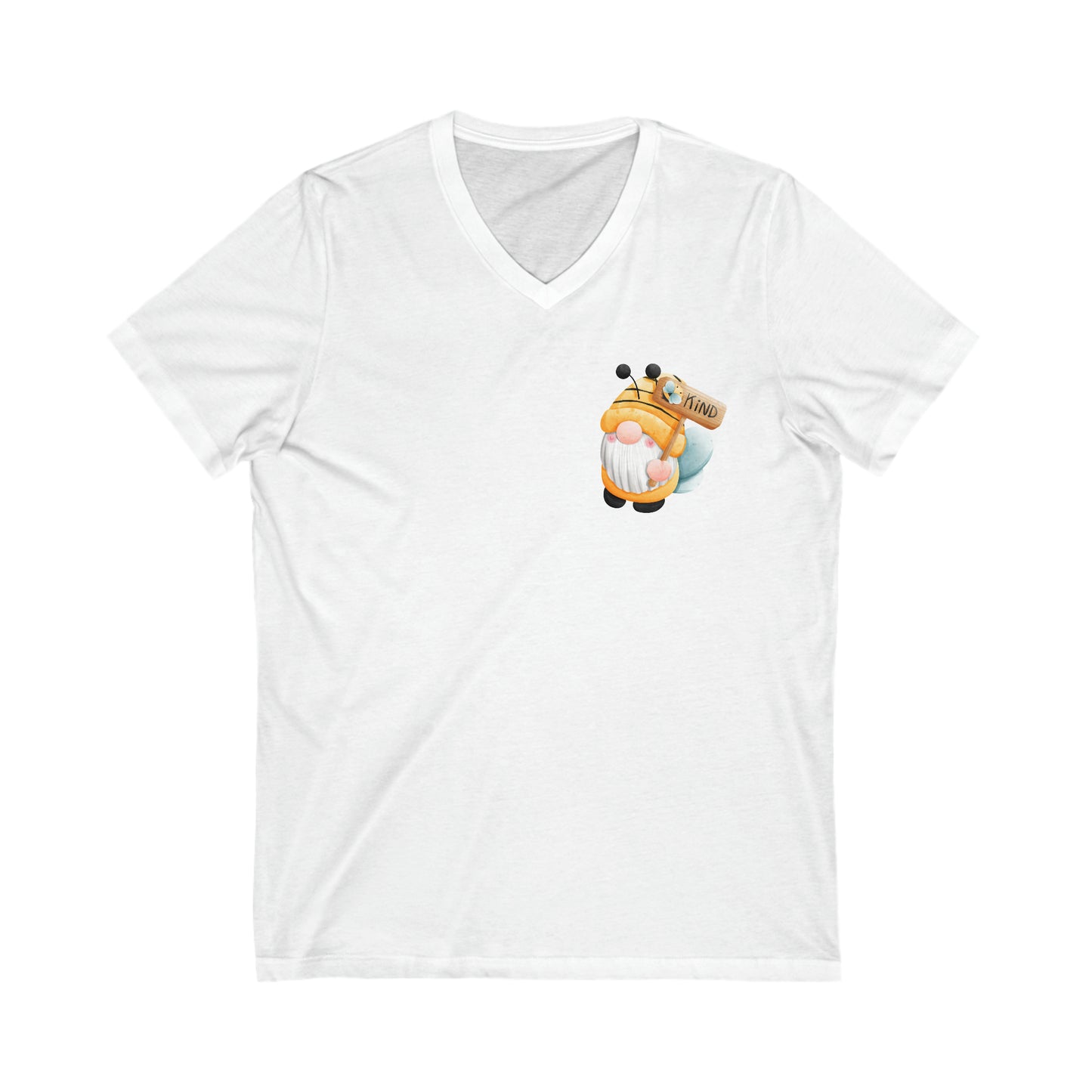 Be Kind Gnome V Neck Unisex T-Shirt