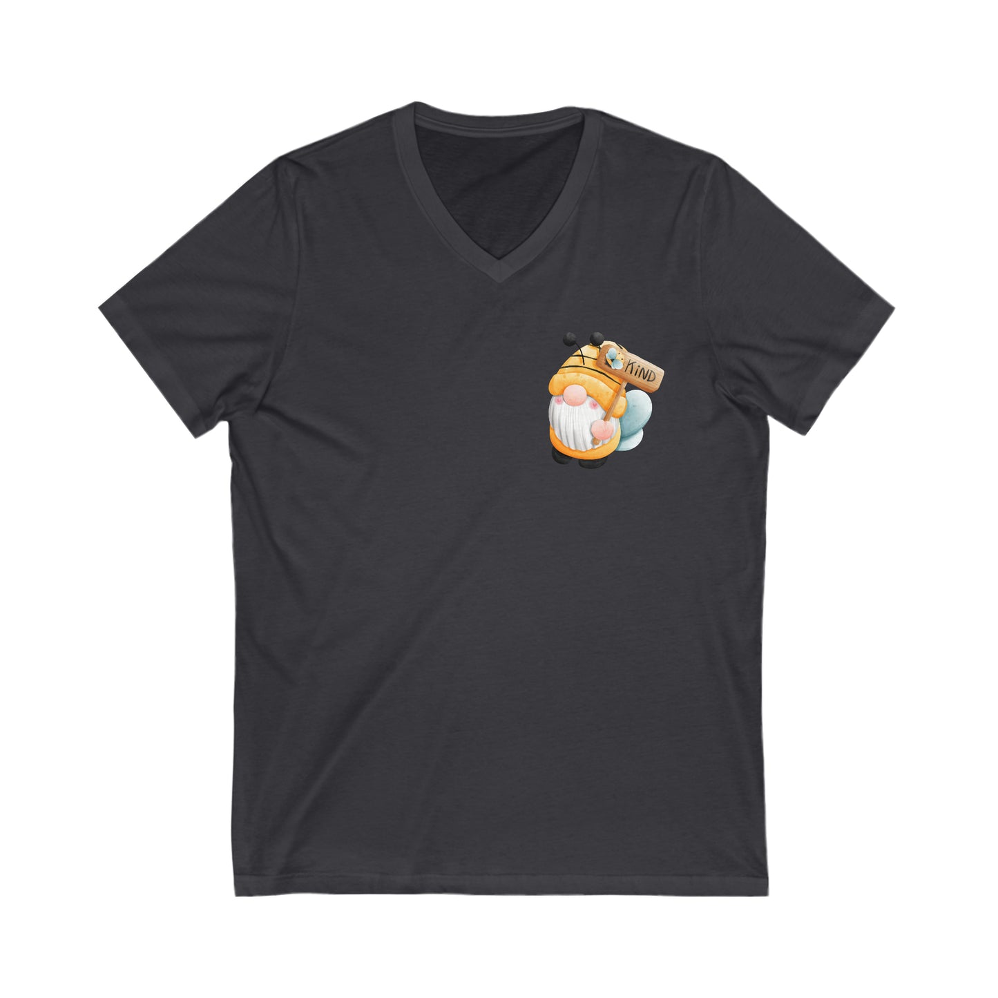 Be Kind Gnome V Neck Unisex T-Shirt