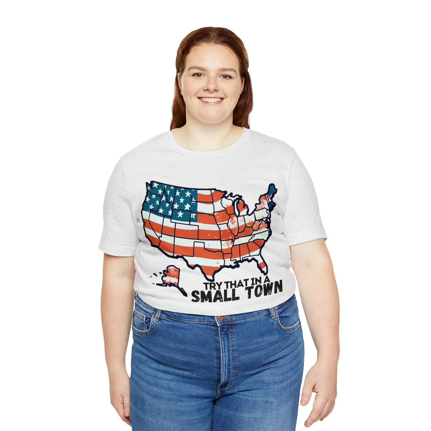 Try That in a Small Town - America Front Graphic - Aldean - Unisex Classic T-Shirt