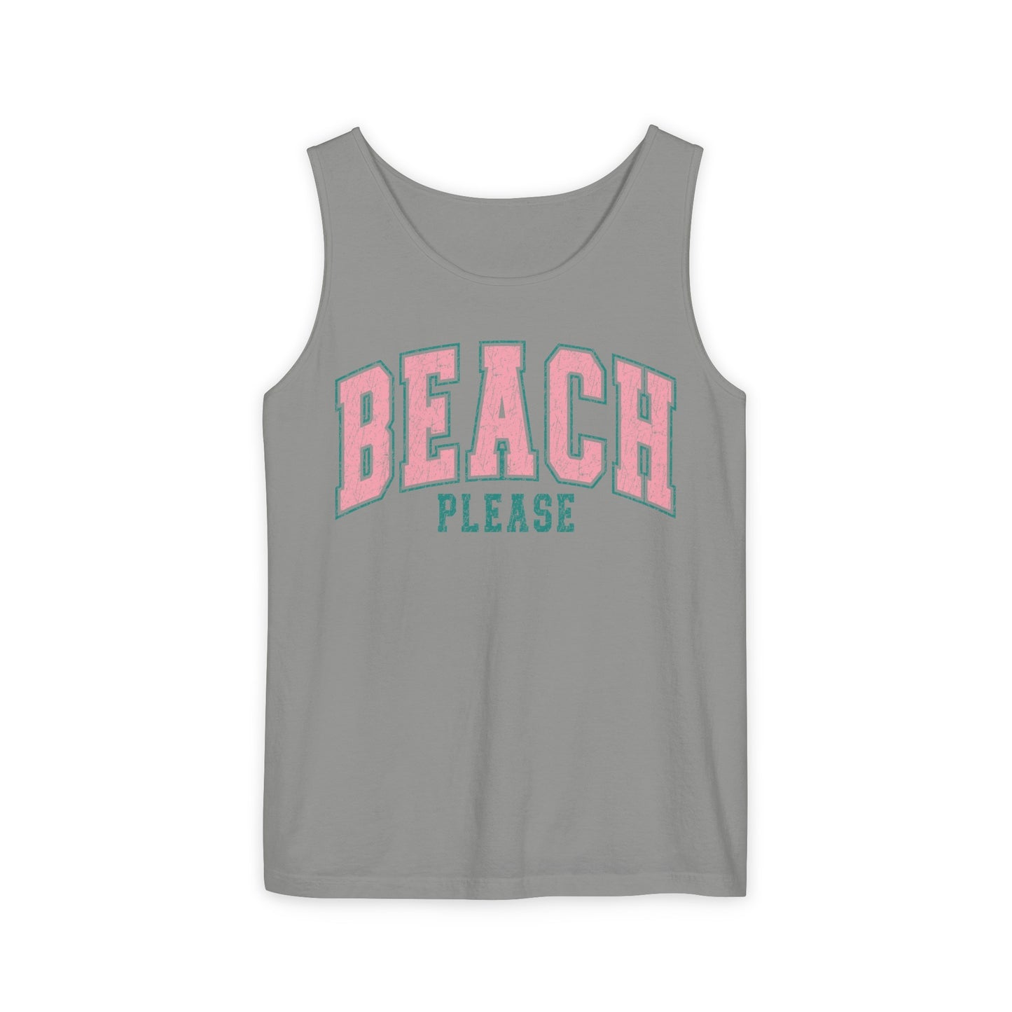 Beach Please Tank - Comfort Colors