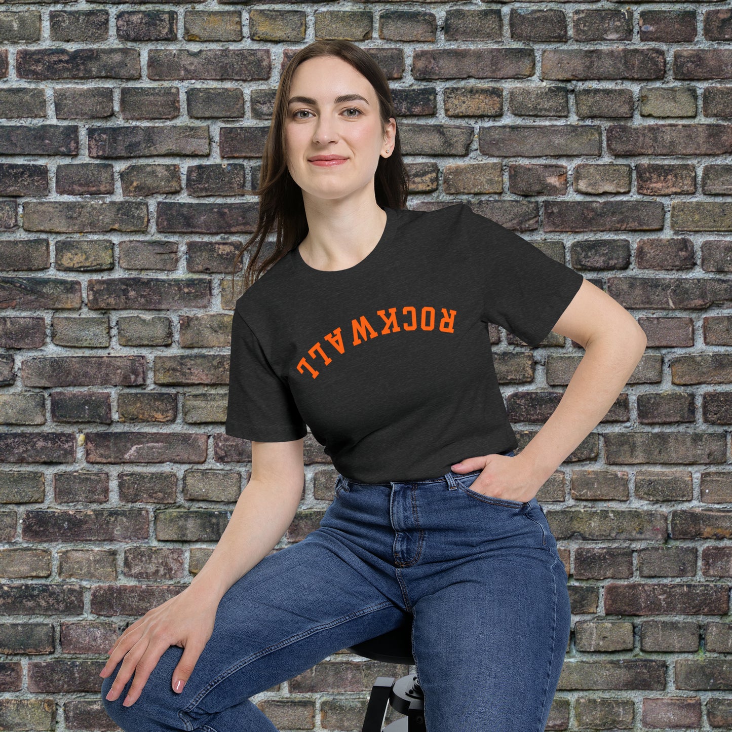 Upside Down Rockwall T Shirt