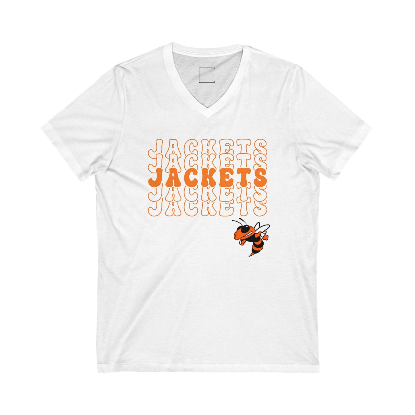 Jackets jackets JACKETS Unisex V-Neck Tee