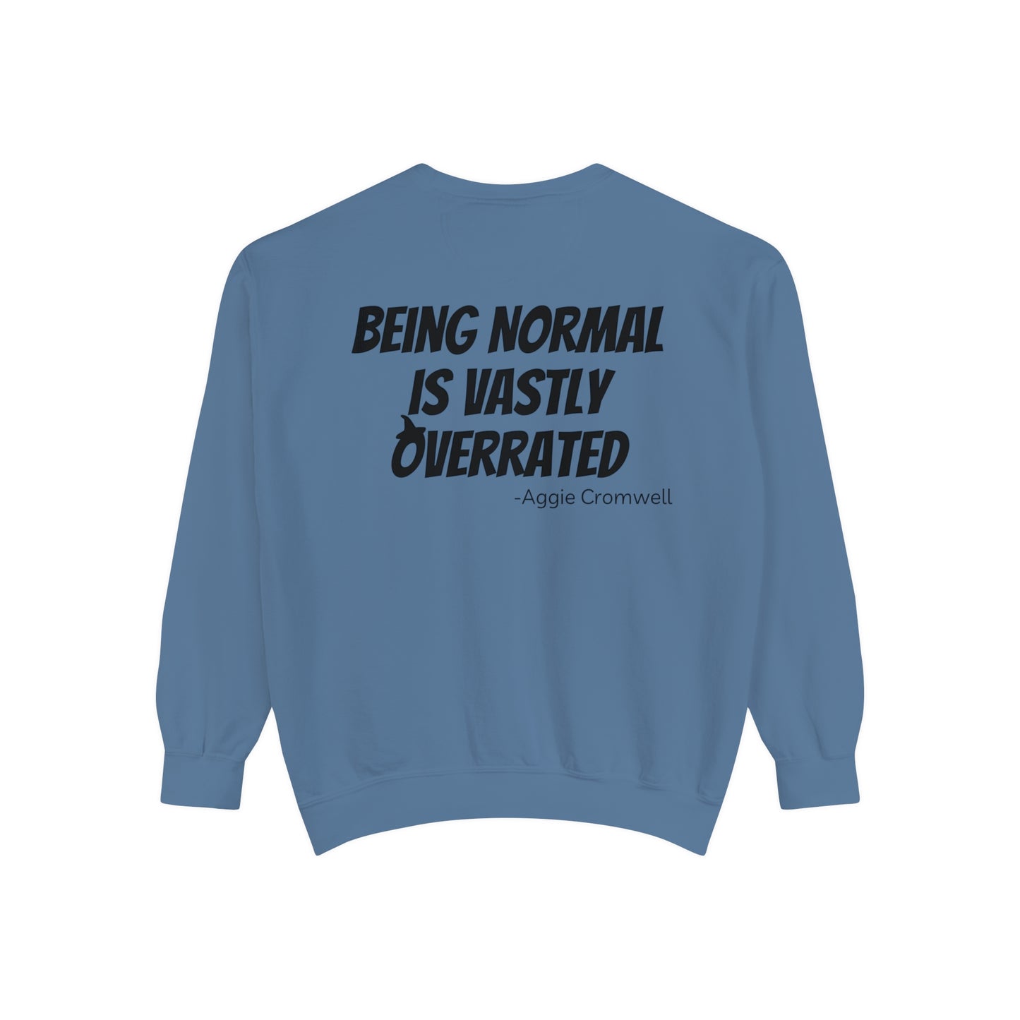 Skull Front, Vastly Overrated Back - Comfort Colors Pullover - Multi Color Options