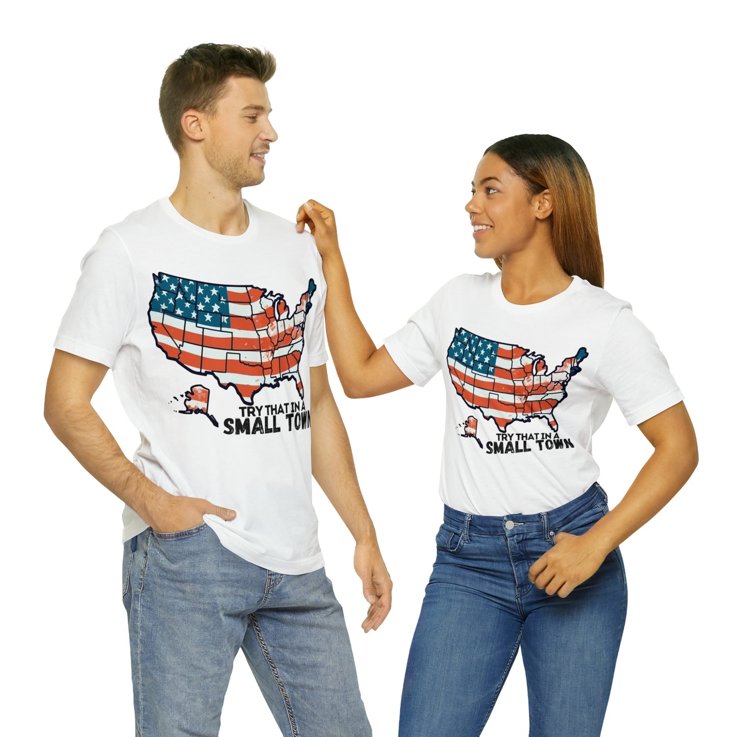 Try That in a Small Town - America Front Graphic - Aldean - Unisex Classic T-Shirt