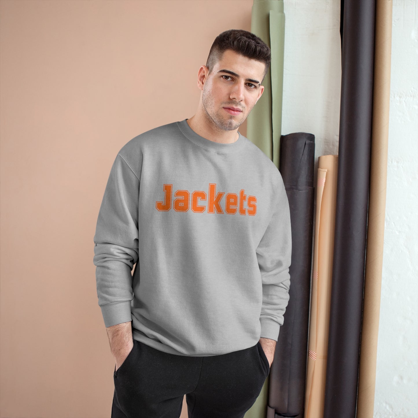 Jackets Orange Varsity Champion Sweatshirt