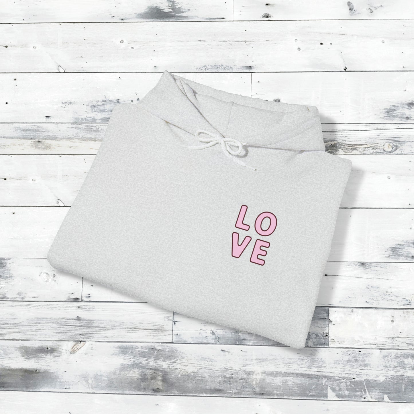 Valentines LOVE Hoodie - XOXO right cuff
