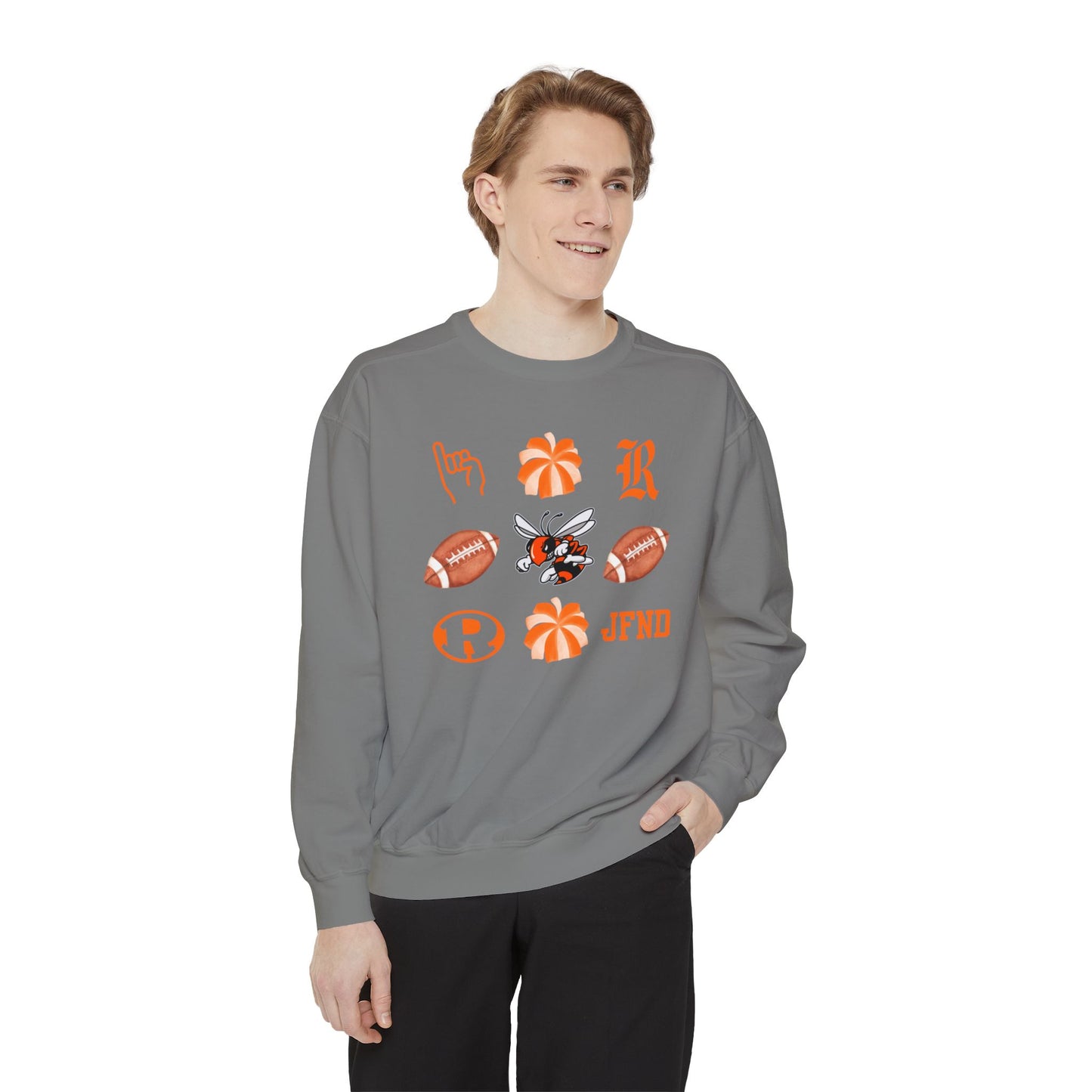Jackets Poms & Footballs Comfort Colors Sweater