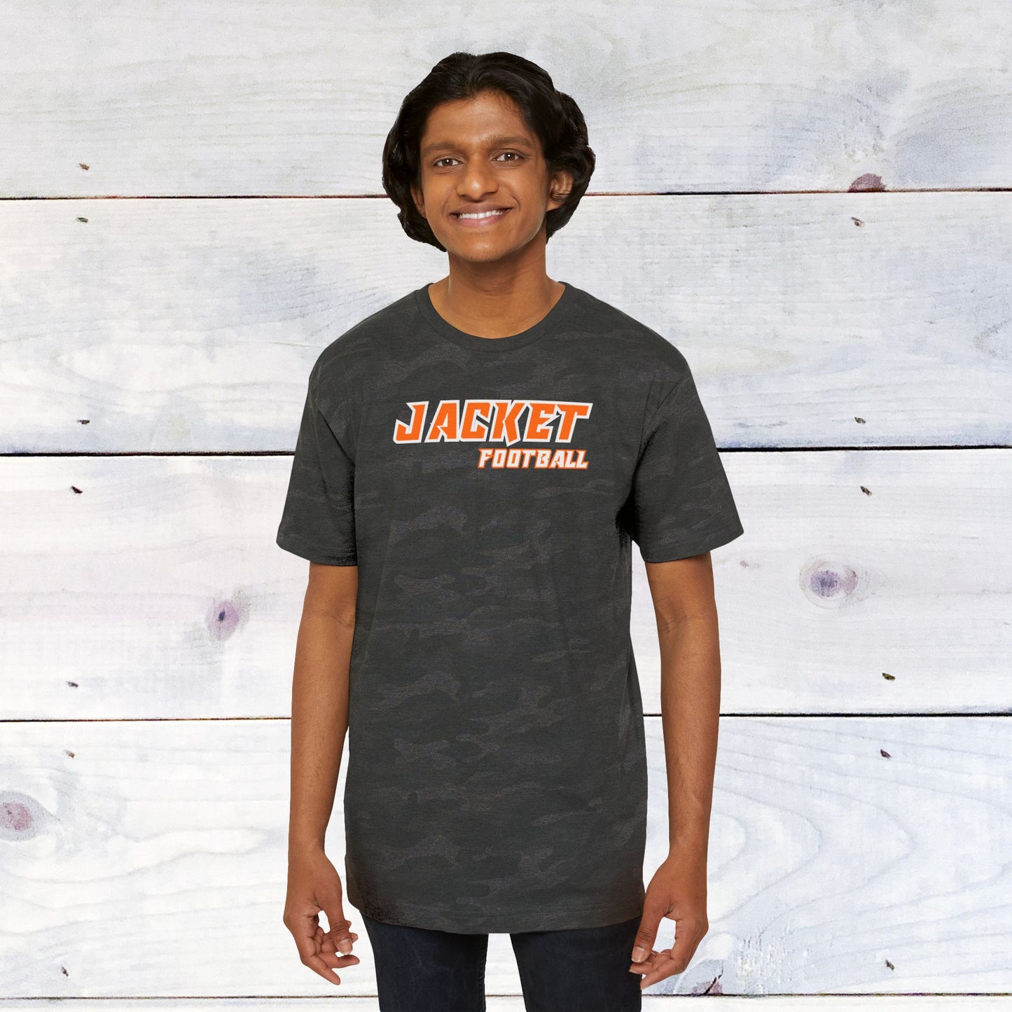 Jacket Football Camo Unissex Jersey Tee