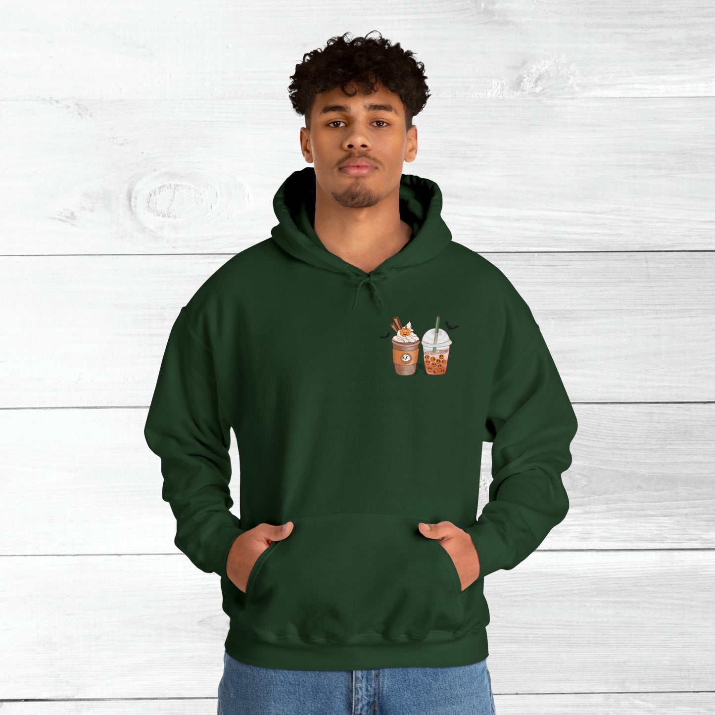 Halloween Coffee Hoodie - Hocus Pocus I need Coffee to Focus Back