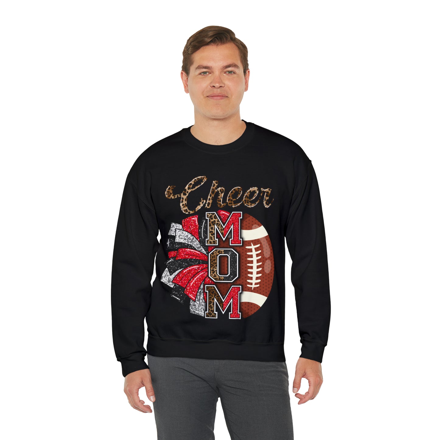 Cheer Mom Glitz Front Sweater