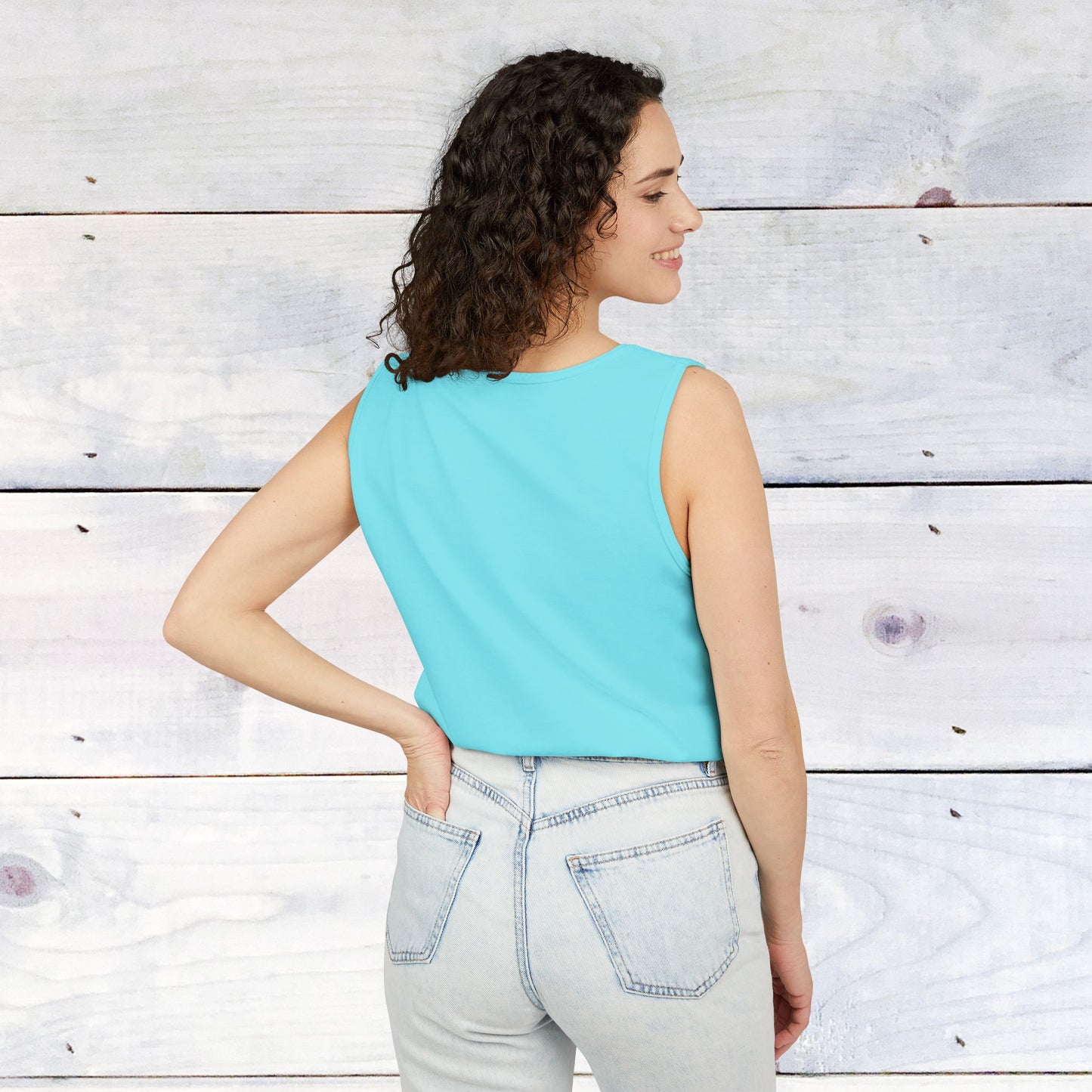 Feral and Forty Floatie Comfort Colors Tank Top