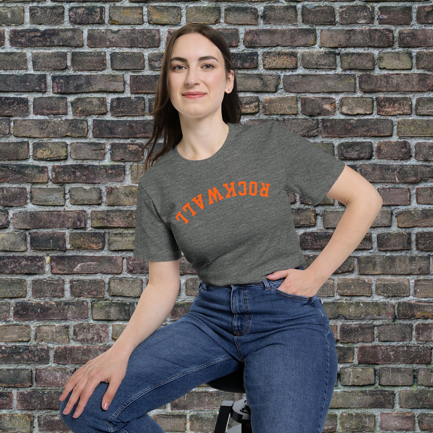 Upside Down Rockwall T Shirt