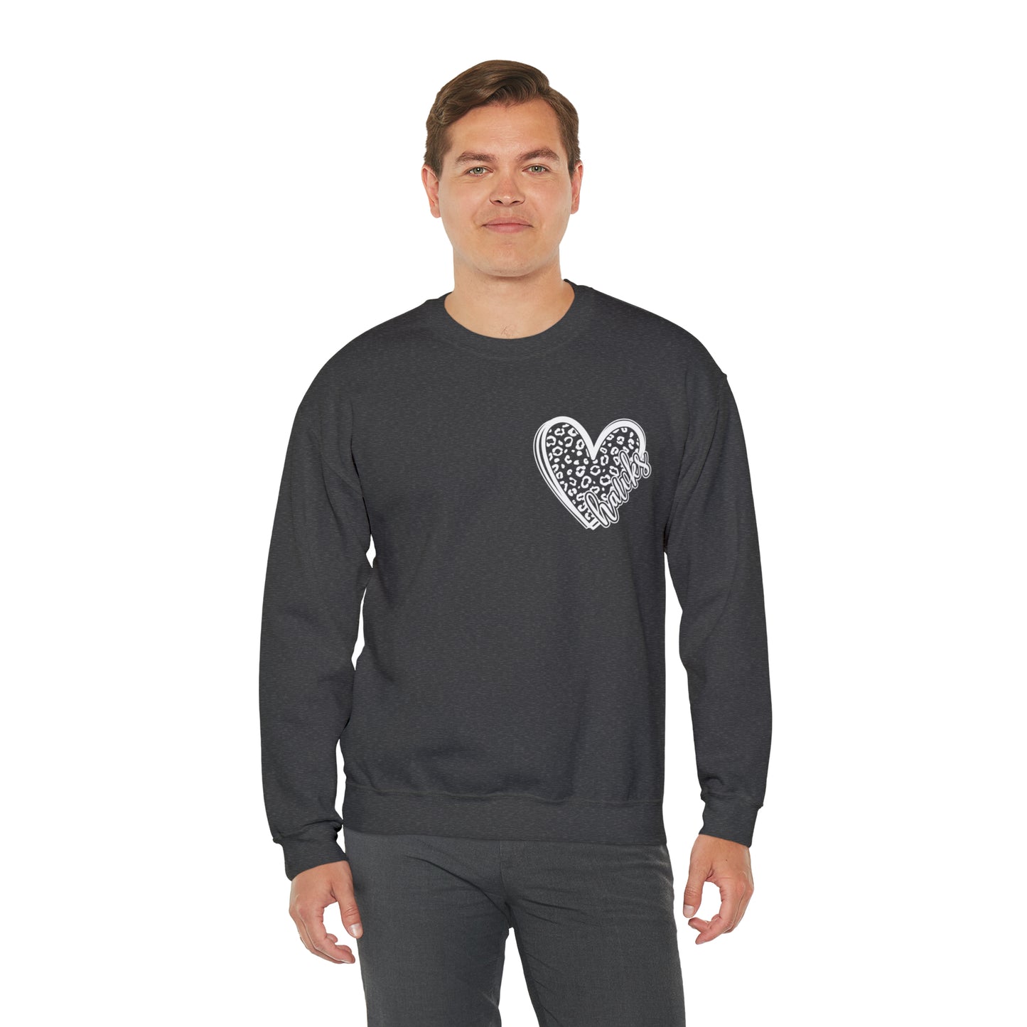 Hawks Cheetah Heart Sweater