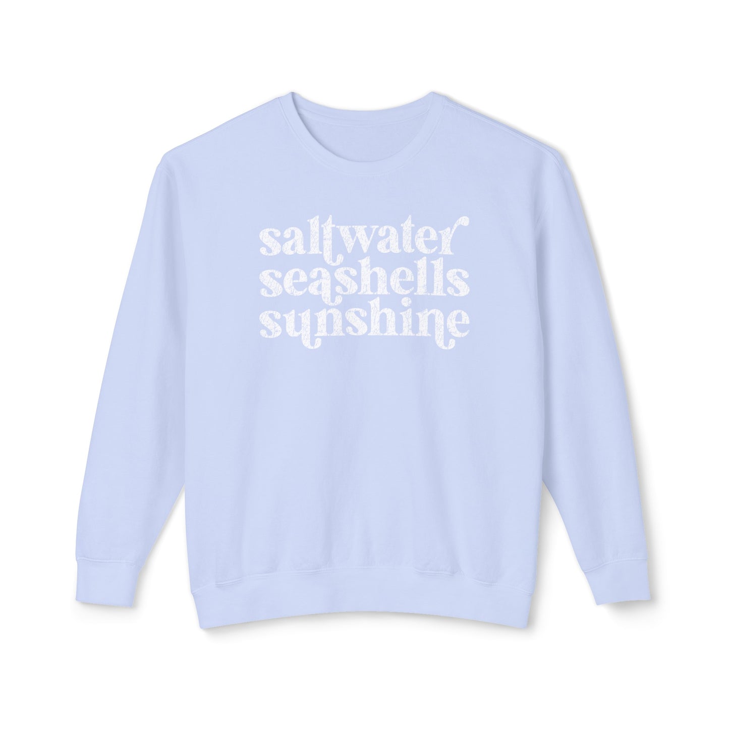 Saltwater, Seashells, Sunshine Comfot Colors Sweater