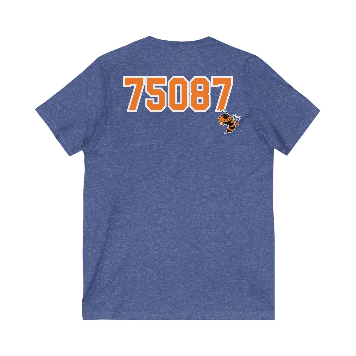 Texas Rockwall Zipcode Unisex V-Neck Tee