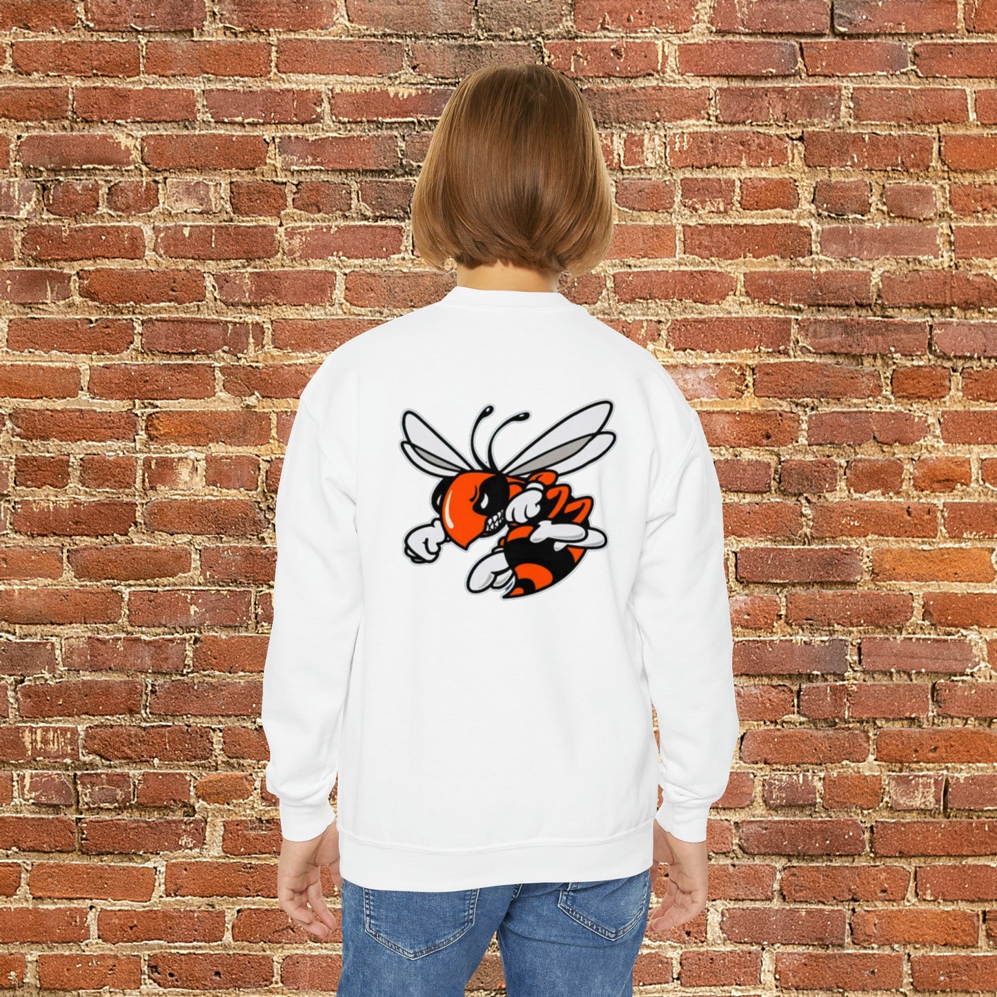 Youth Old School R Front - Fighting Jacket Back Sweater