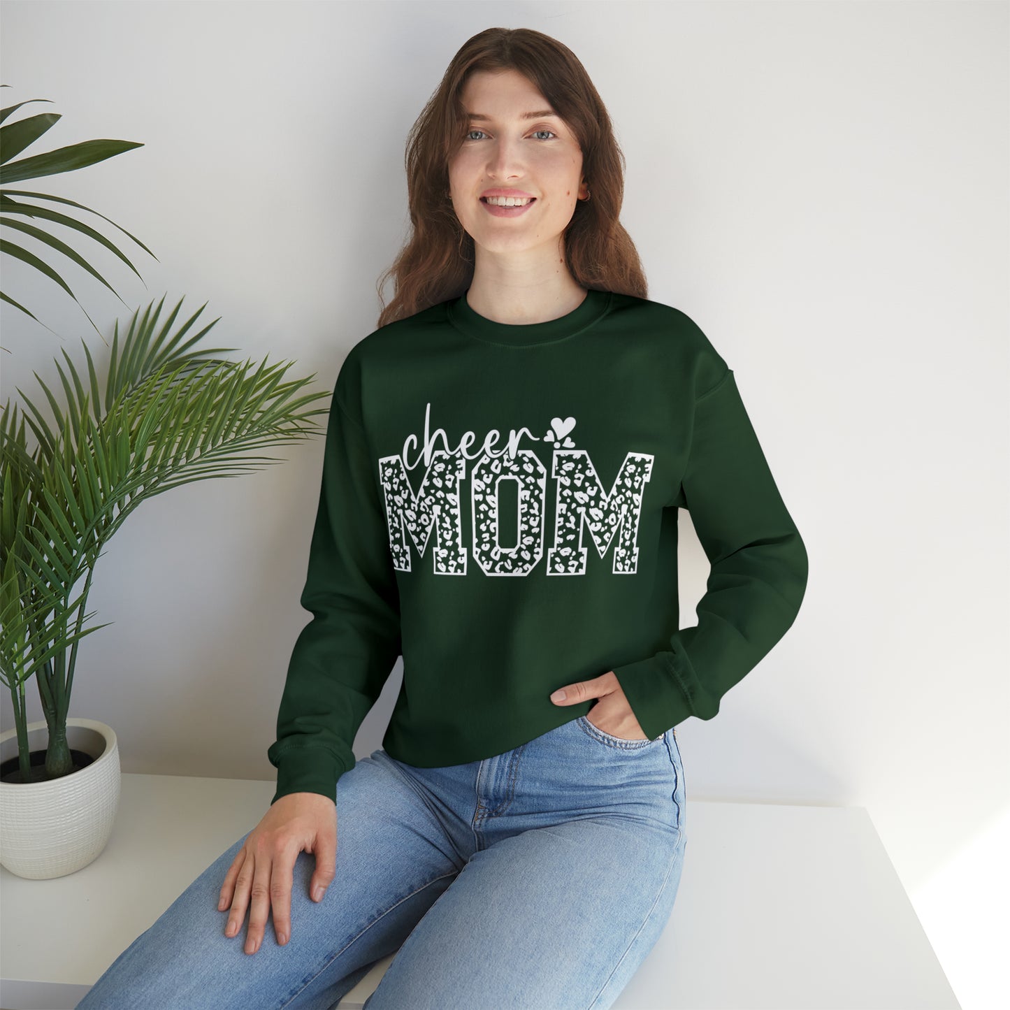 Cheetah Cheer Mom Sweater