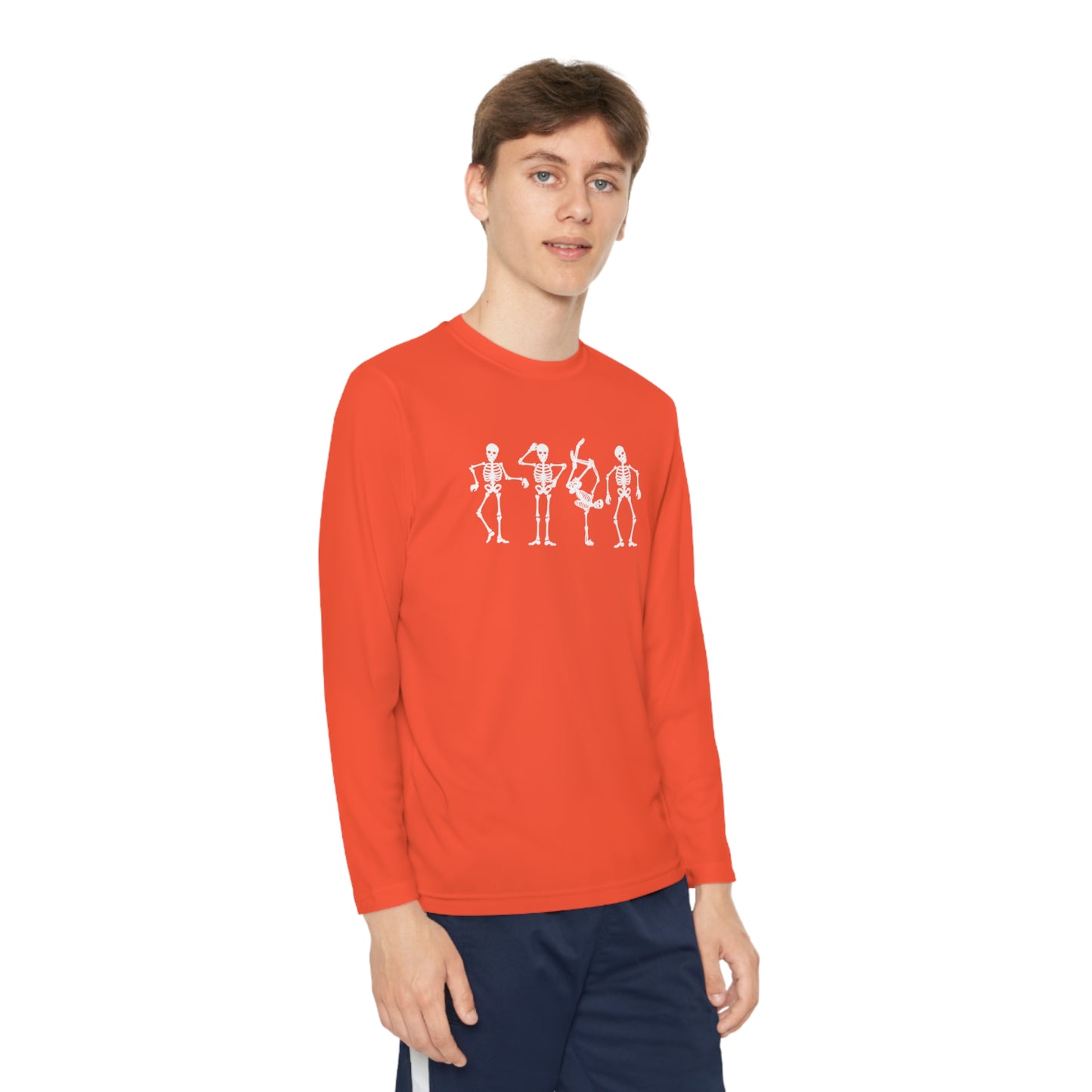 Youth Dancing Skelly Long Sleeve T-Shirt
