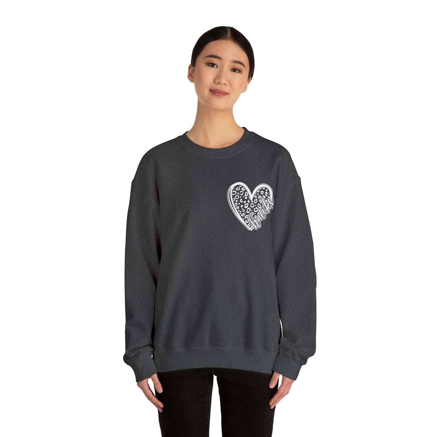 Hawks Cheetah Heart Sweater