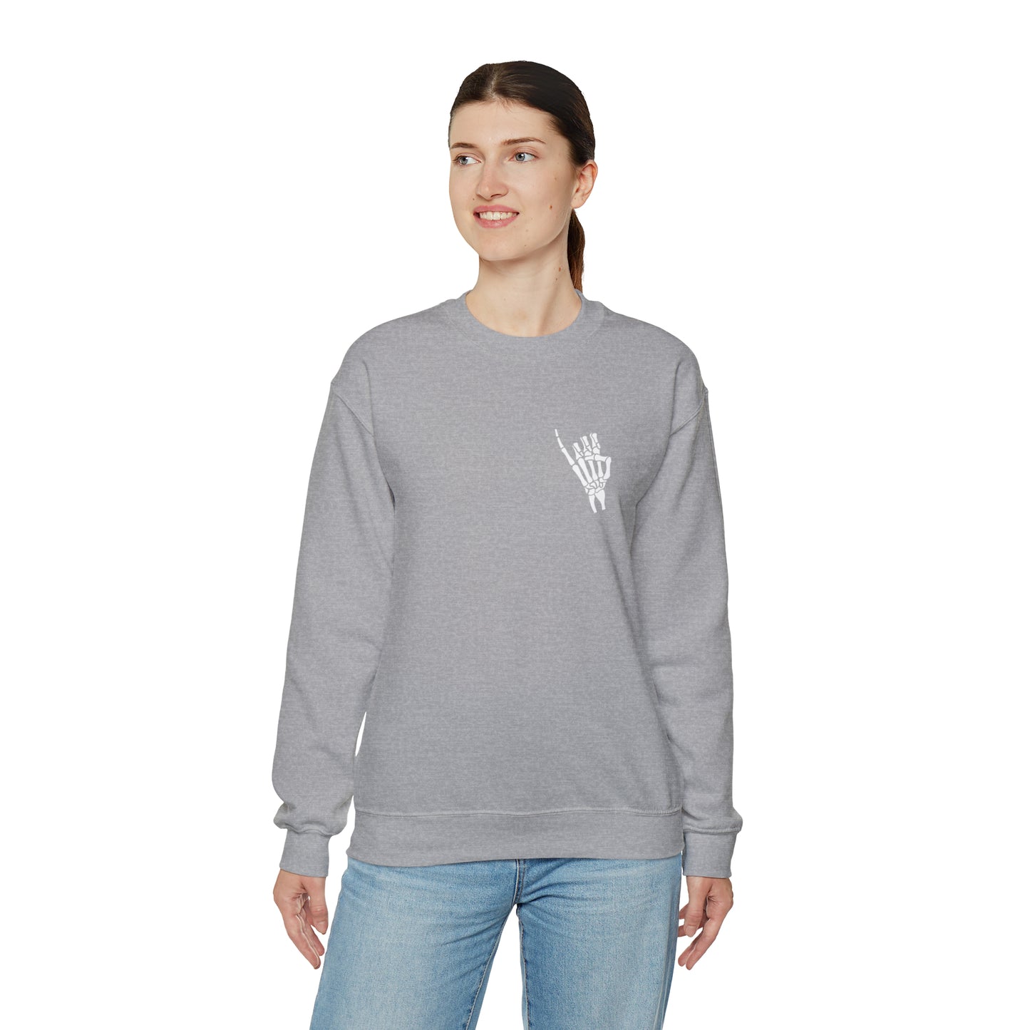 Skelly Stingers Up and Rockwall Back Sweater