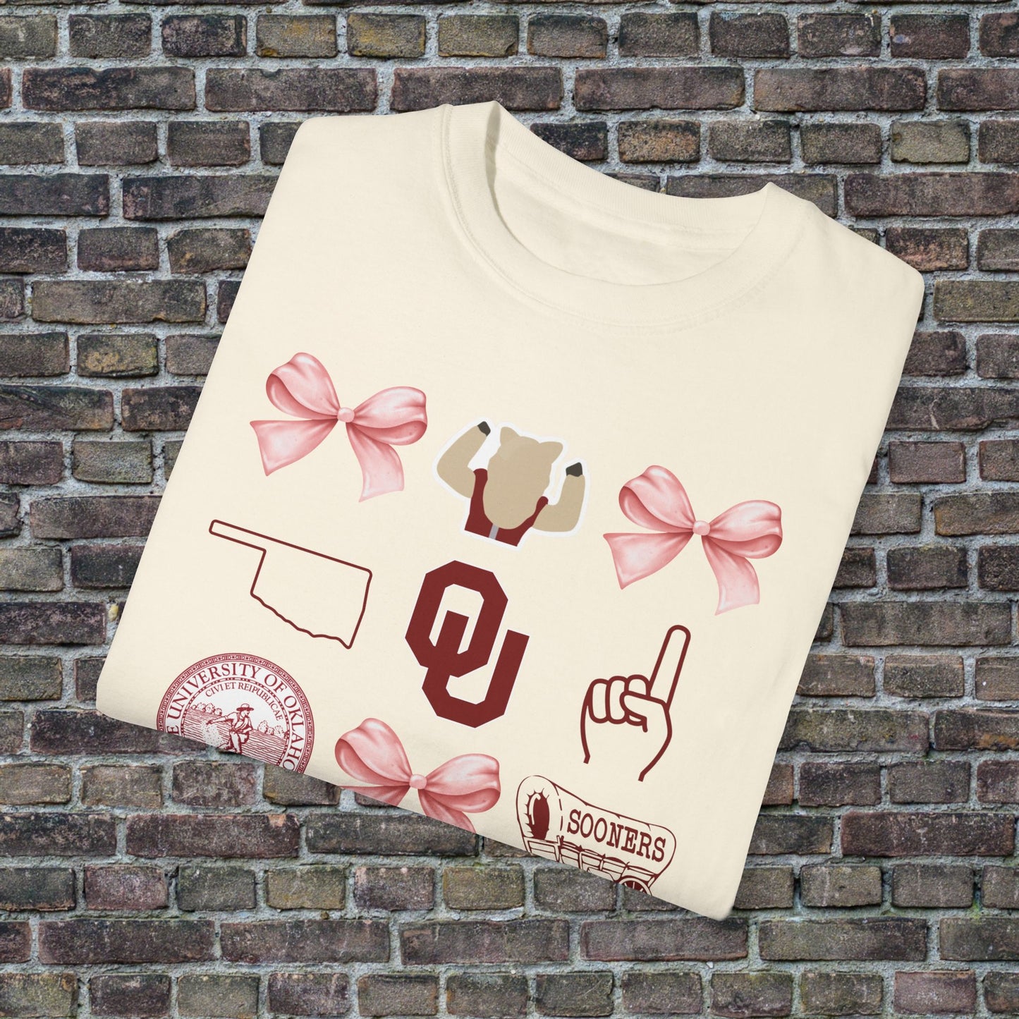Oklahoma Sooners Bow Comfort Colors