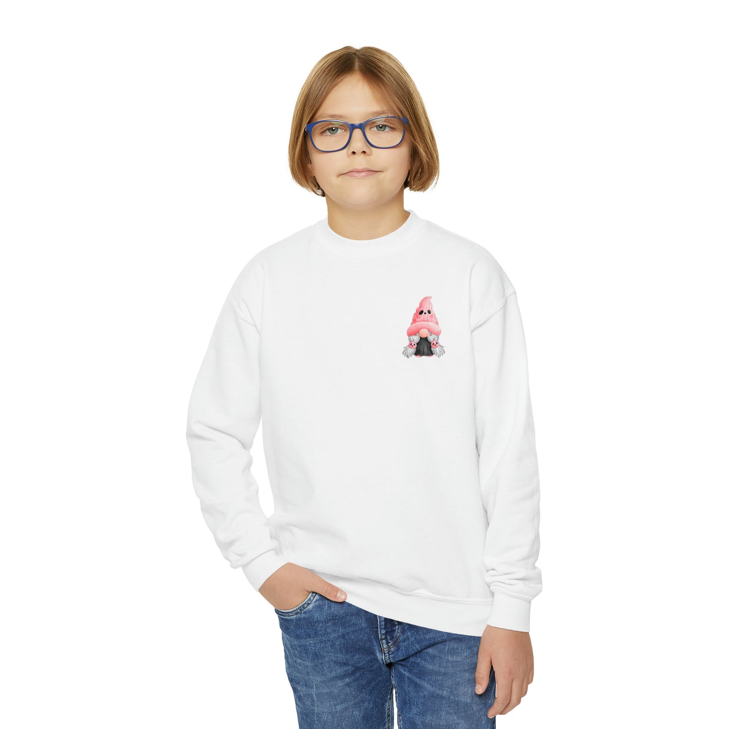 Girls Youth Halloween Gnome Sweater 2