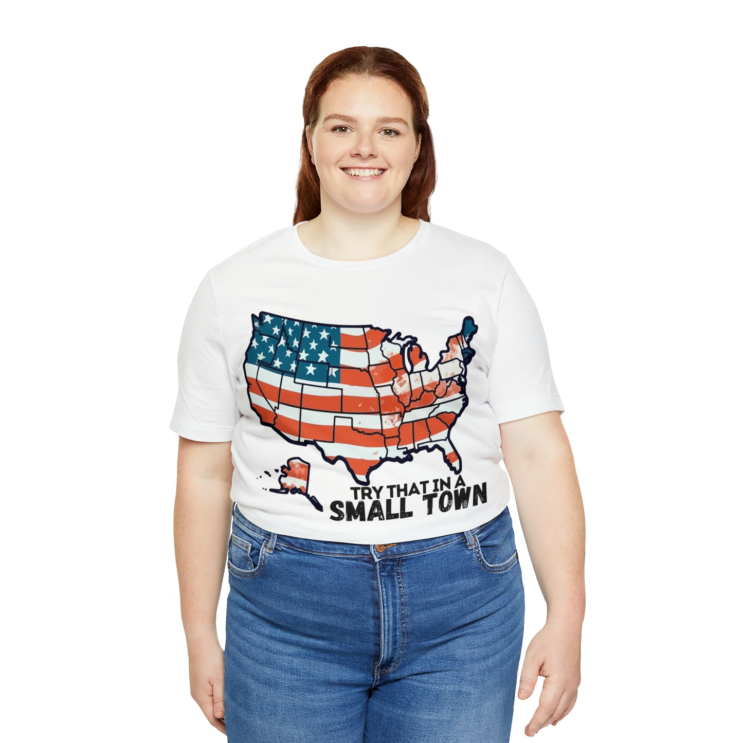 Try That in a Small Town - America Front Graphic - Aldean - Unisex Classic T-Shirt