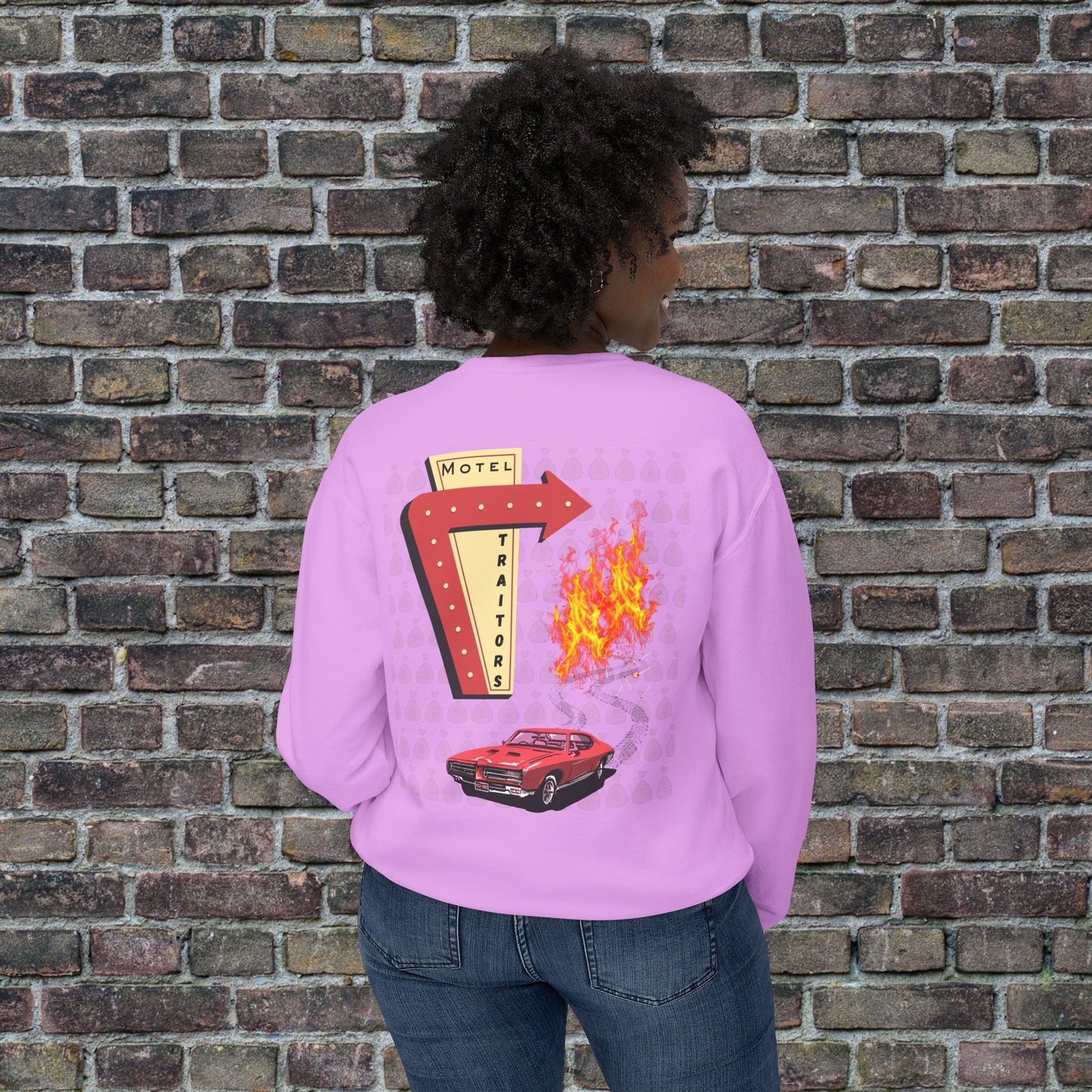 Motel Traitors, Getaway Car - Comfort Colors Sweater