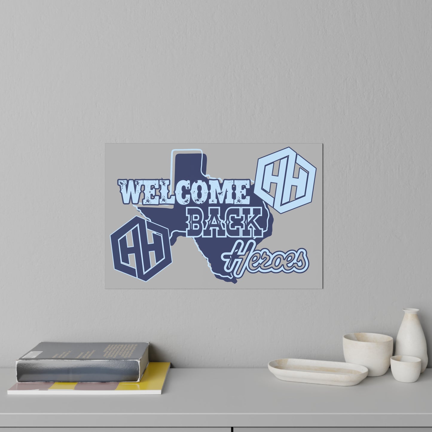 Welcome Back Heroes Wall Decals Hamm 18x12