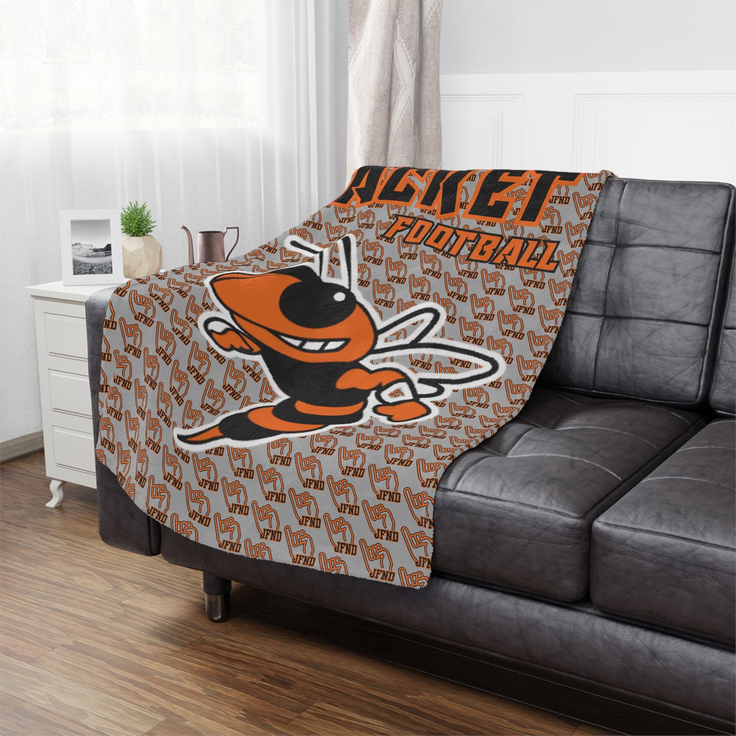Jacket Football Minky Blanket