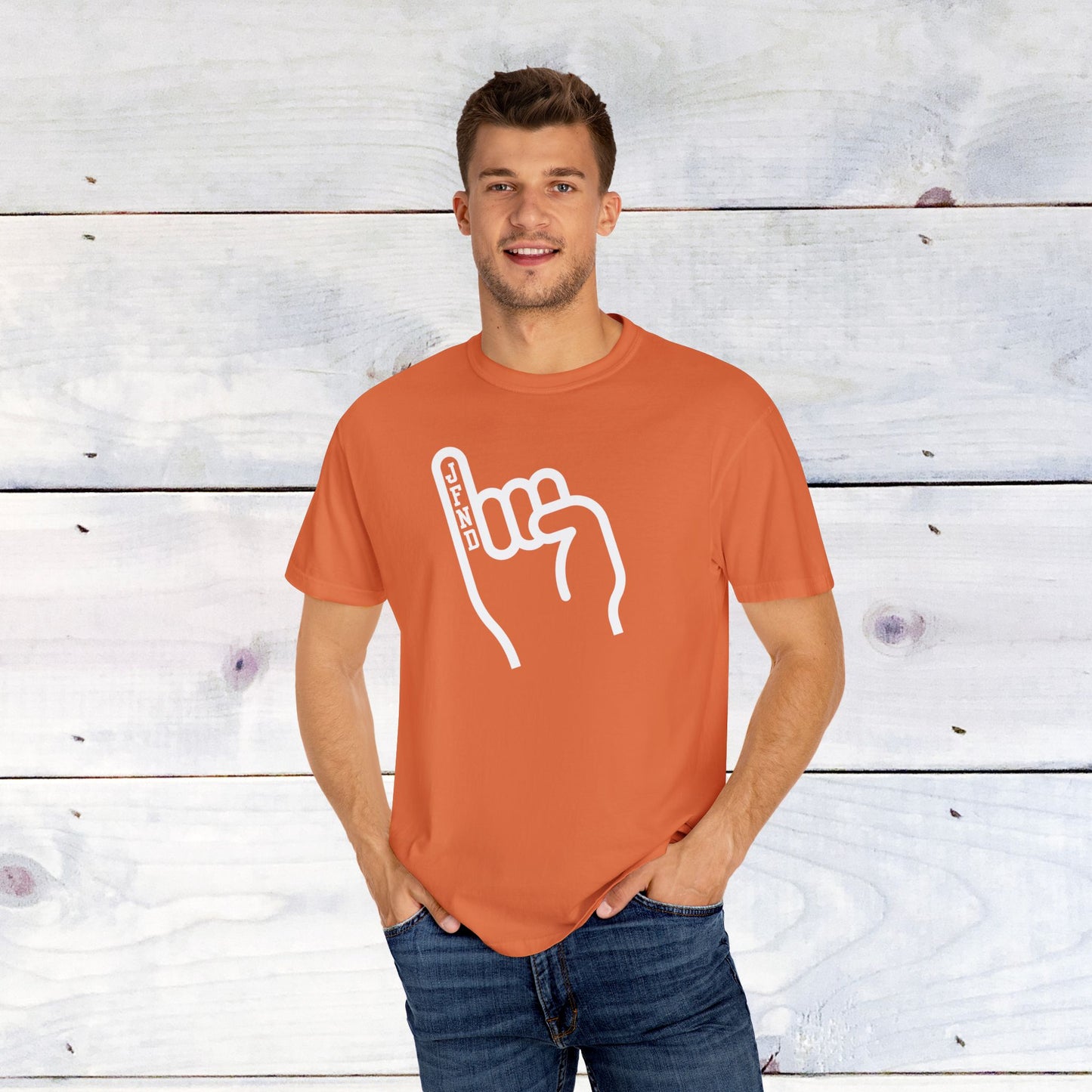 JFND Stinger Comfort Colors T - White Text