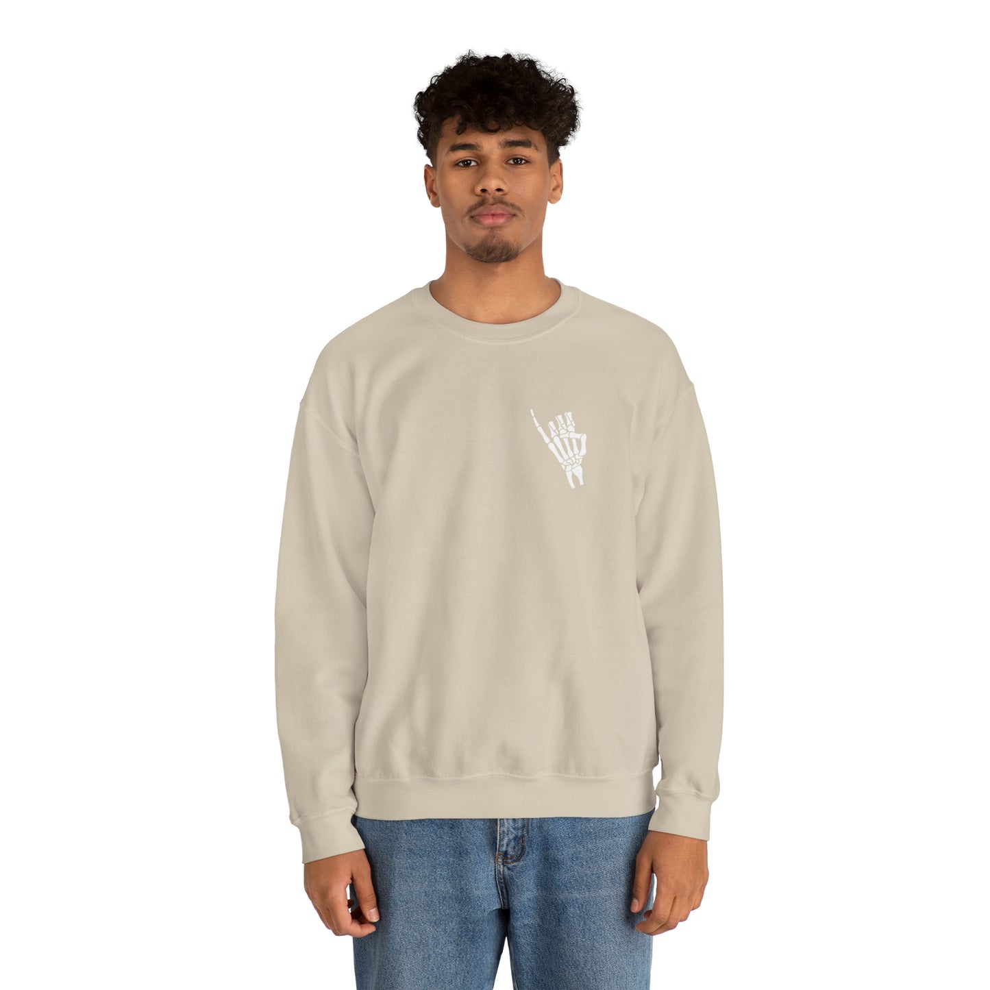 Skelly Stingers Up and Rockwall Back Sweater