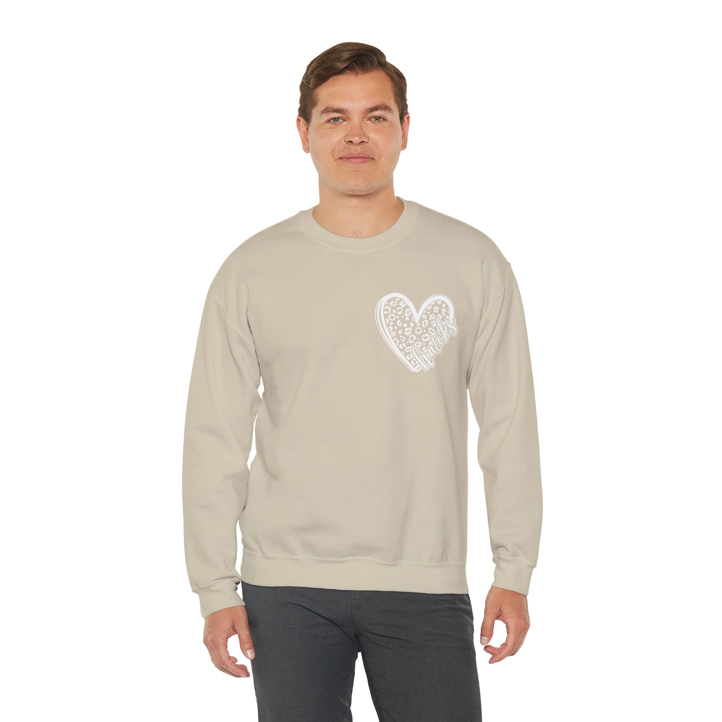 Hawks Cheetah Heart Sweater