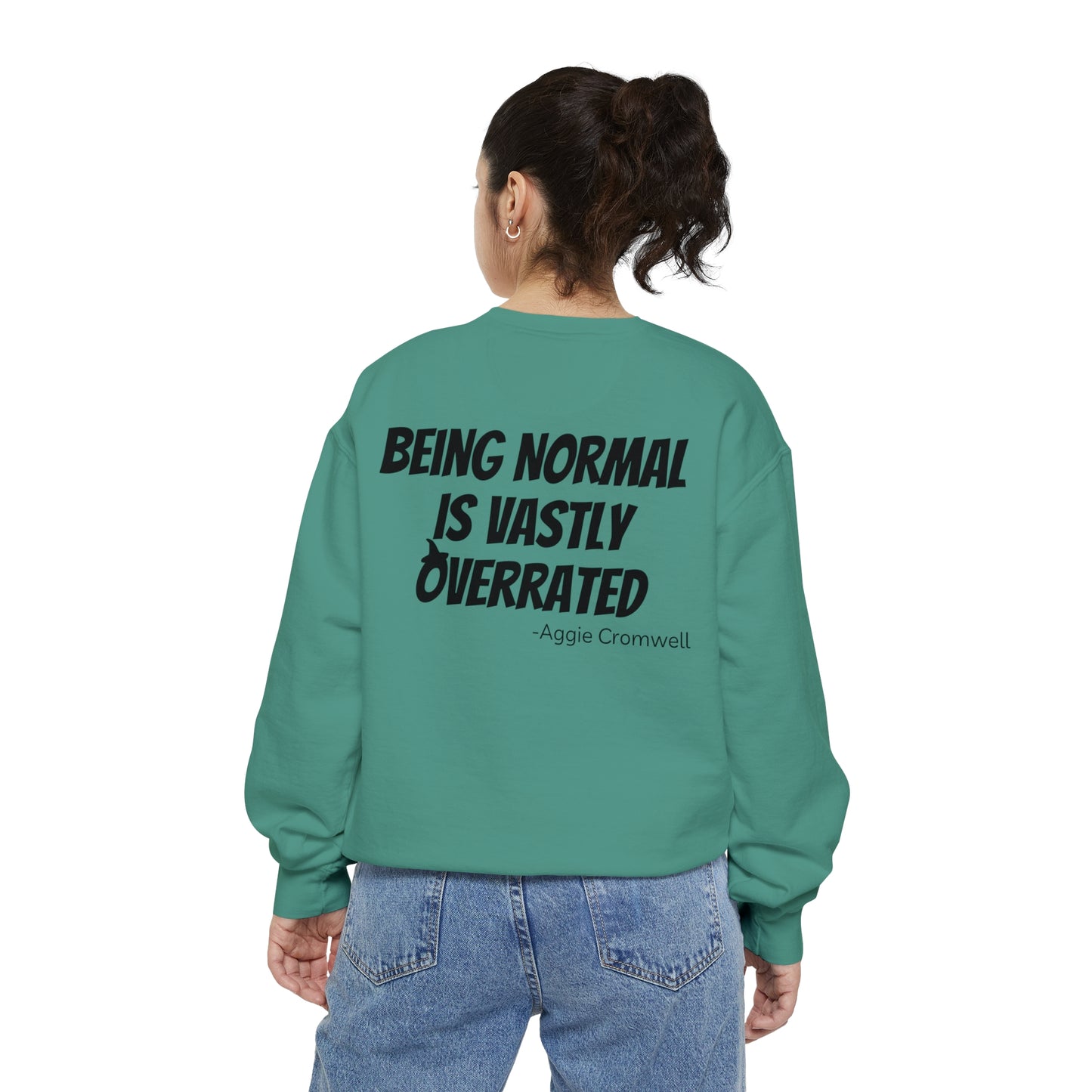 Skull Front, Vastly Overrated Back - Comfort Colors Pullover - Multi Color Options