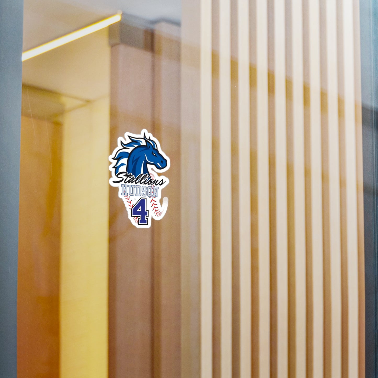 Stallions 4 Custom Vinyl Sticker