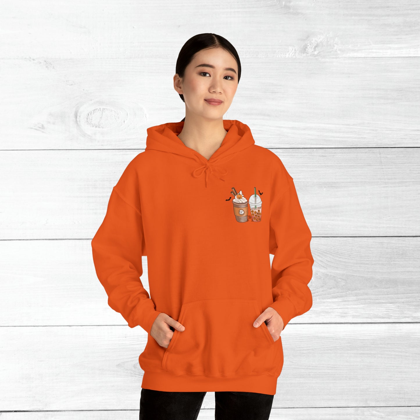 Halloween Coffee Hoodie - Hocus Pocus I need Coffee to Focus Back