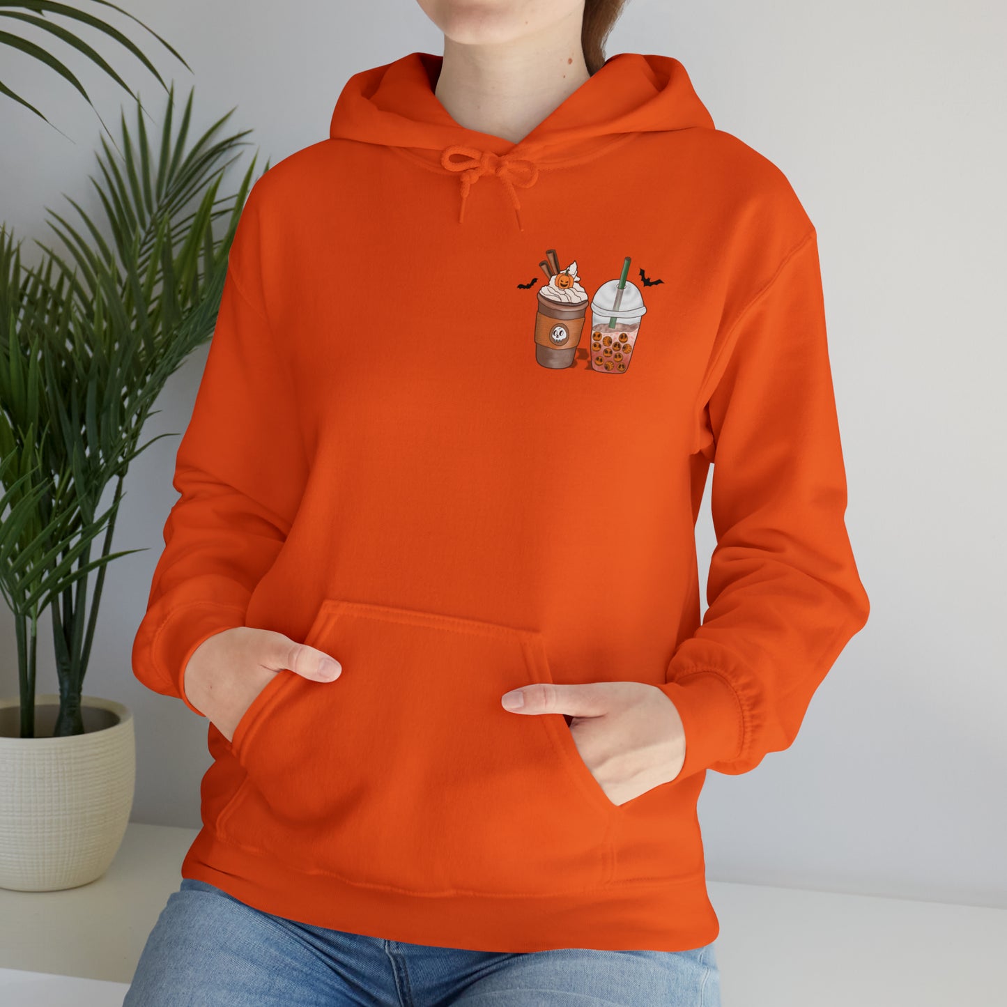 Halloween Coffee Hoodie - Hocus Pocus I need Coffee to Focus Back
