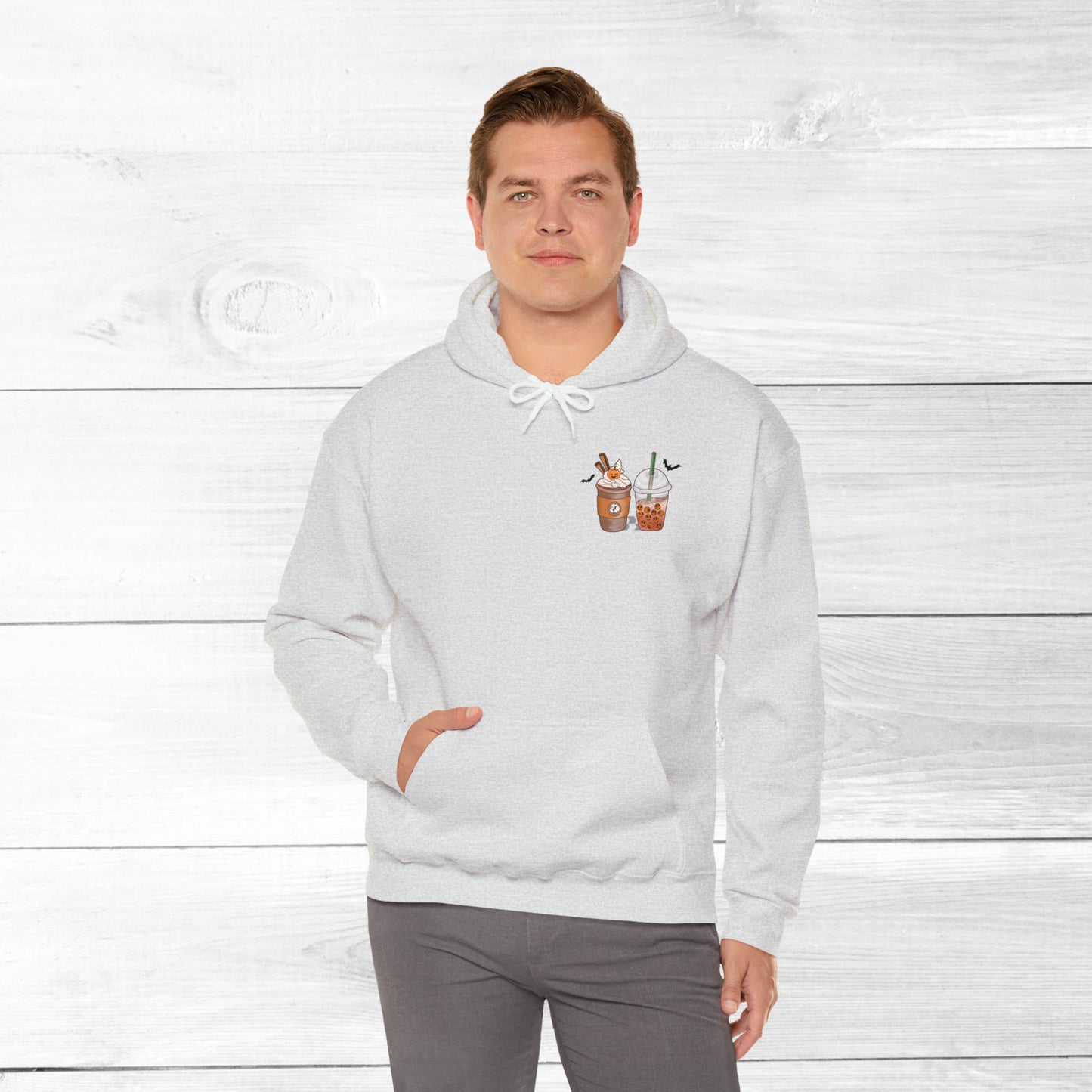 Halloween Coffee Hoodie - Hocus Pocus I need Coffee to Focus Back