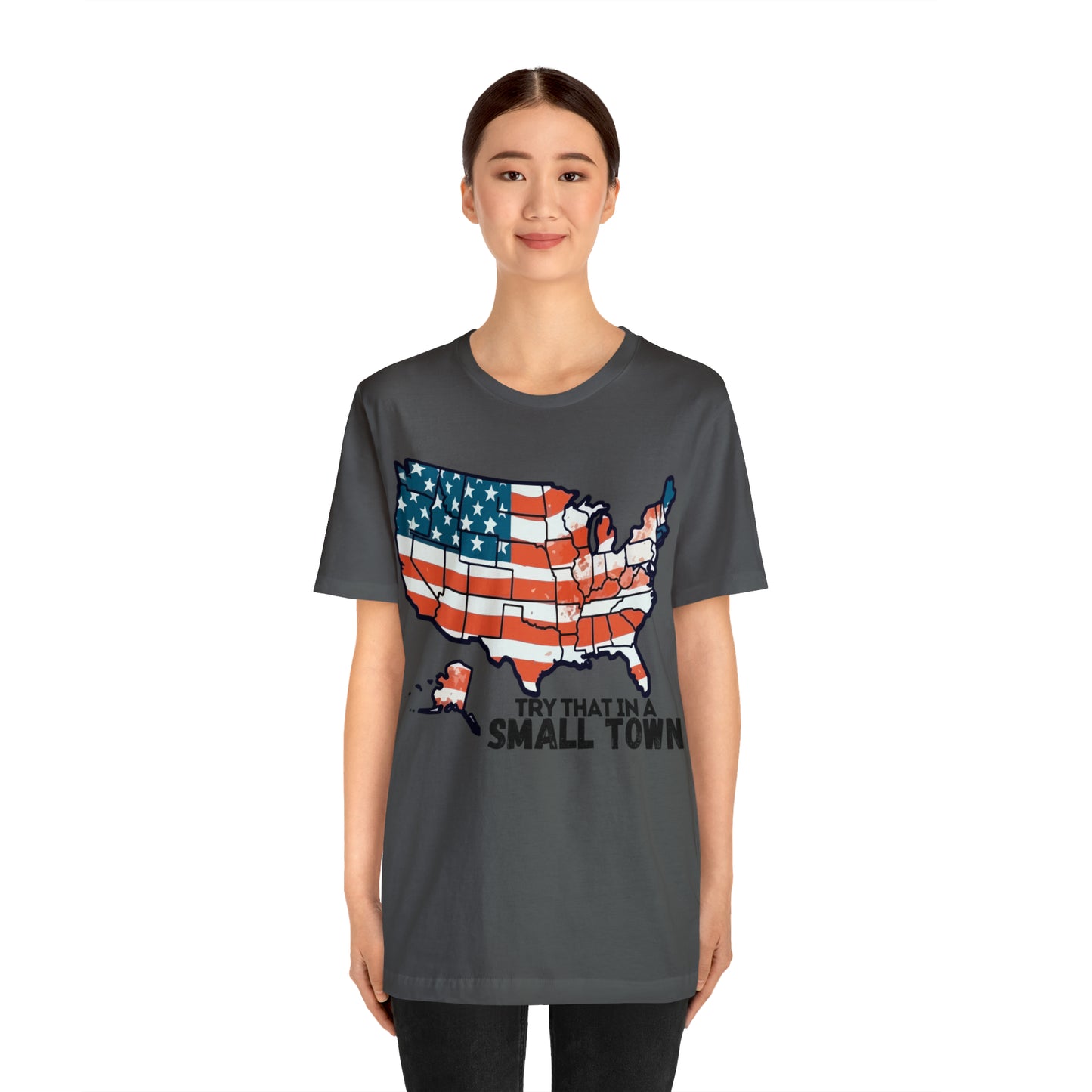 Try That in a Small Town - America Front Graphic - Aldean - Unisex Classic T-Shirt