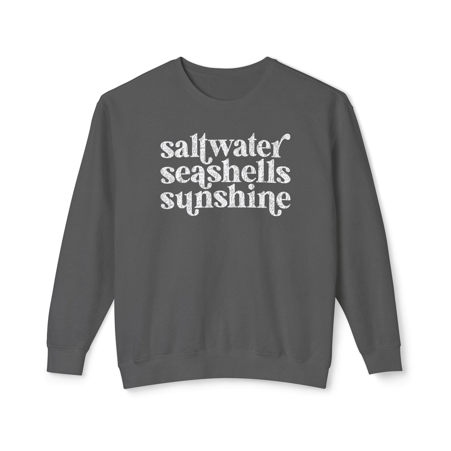 Saltwater, Seashells, Sunshine Comfot Colors Sweater