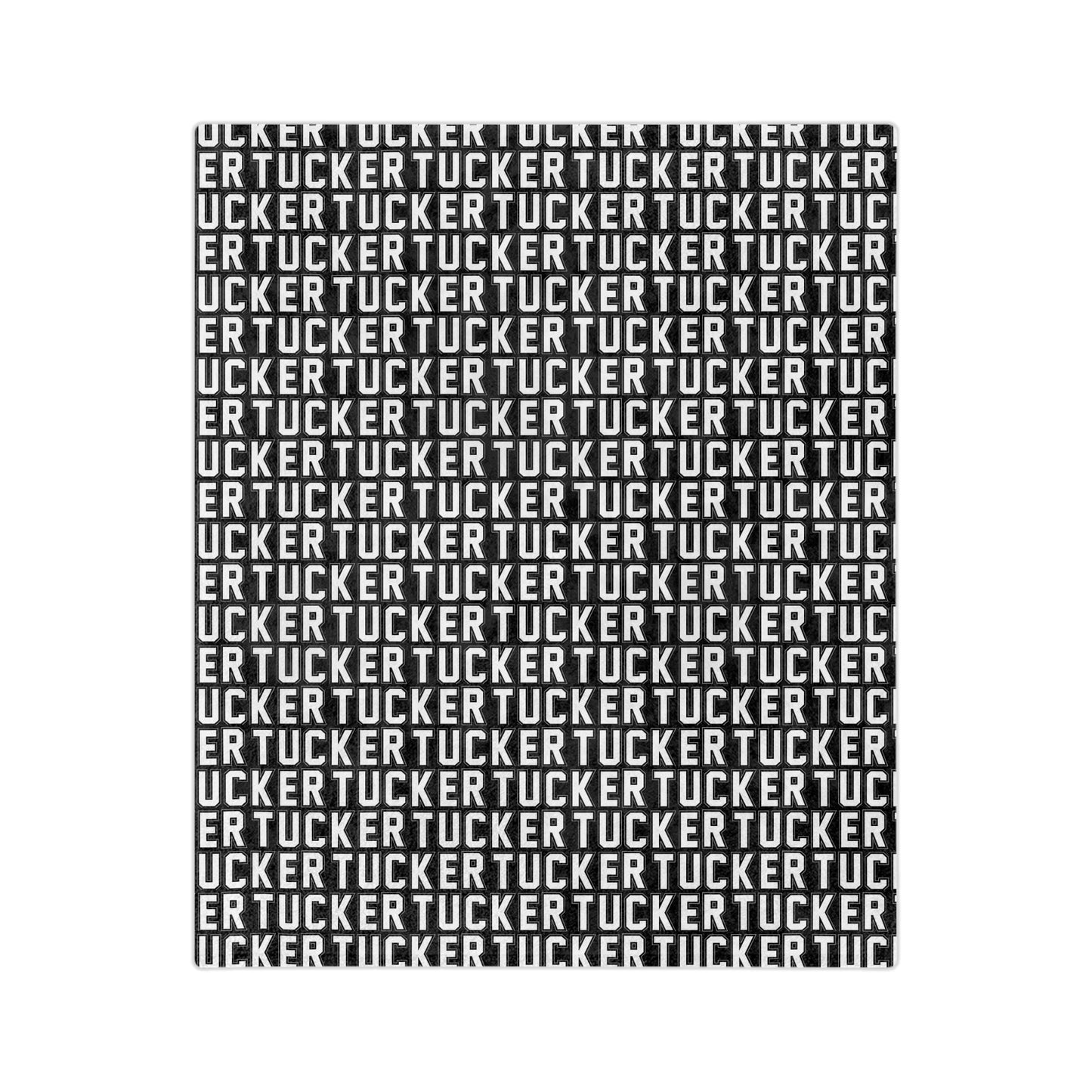 Custom Tucket Blanket Black 1