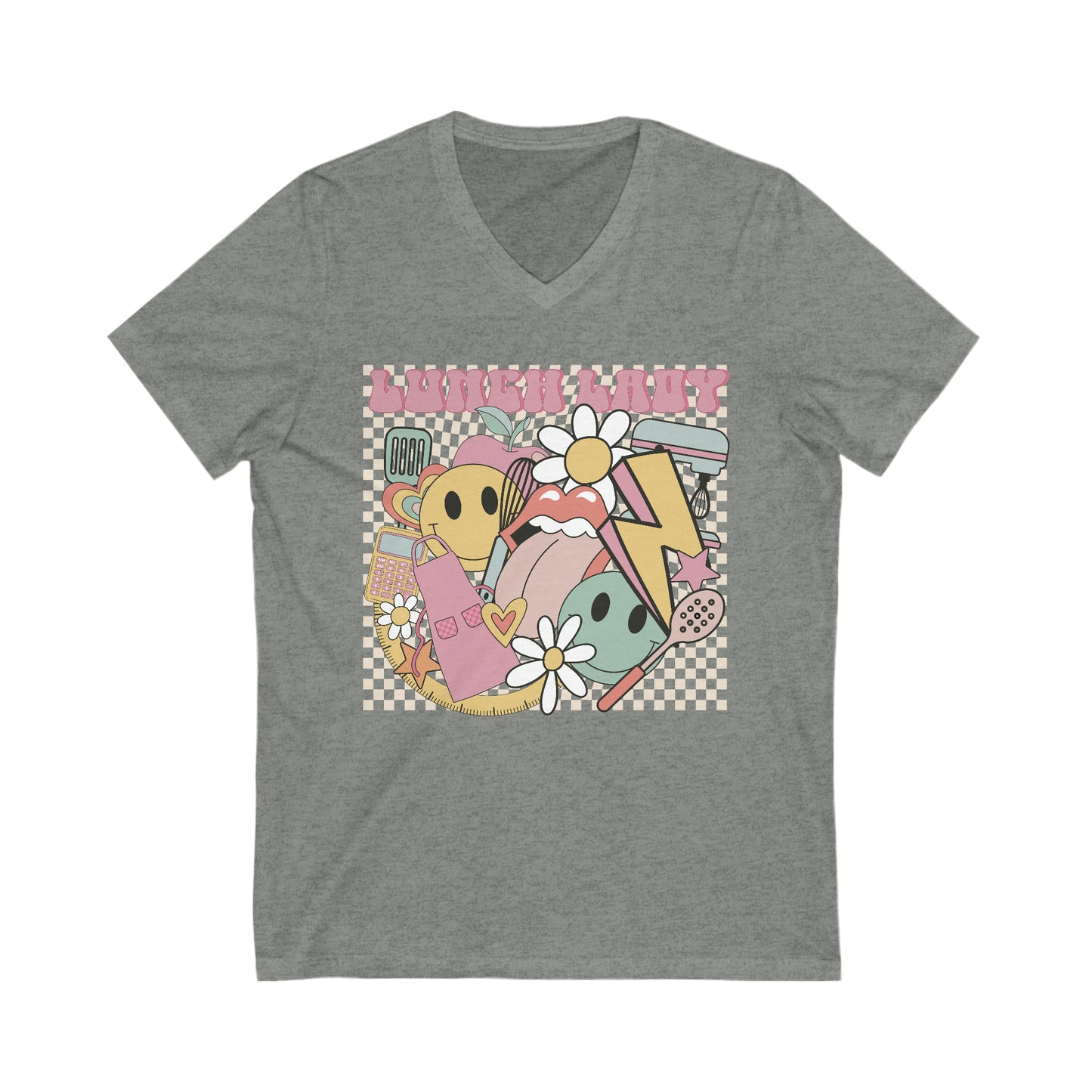 Lunch Lady Unisex V-Neck Tee