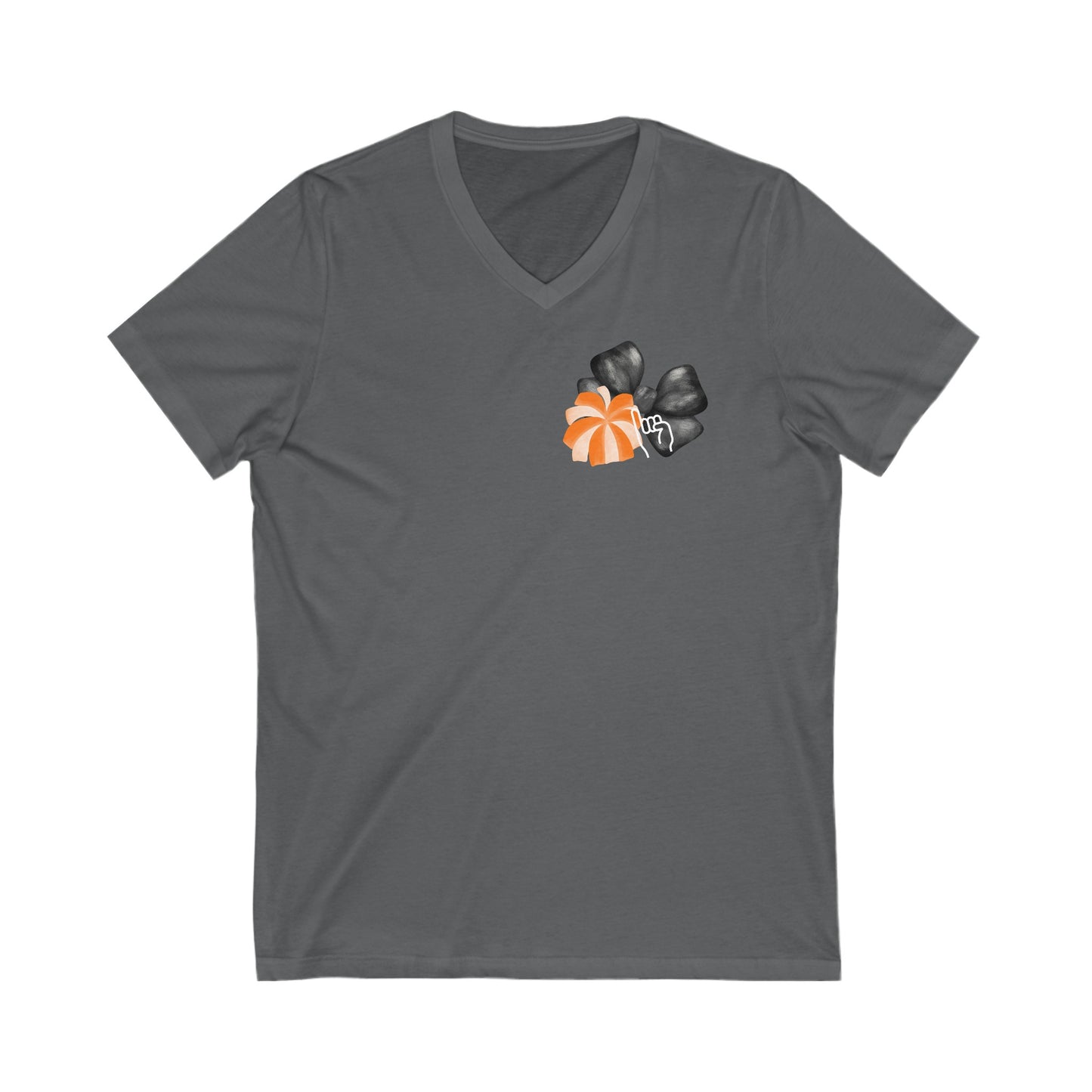 Cute Cute Jackets Short Sleeve V-Neck Tee